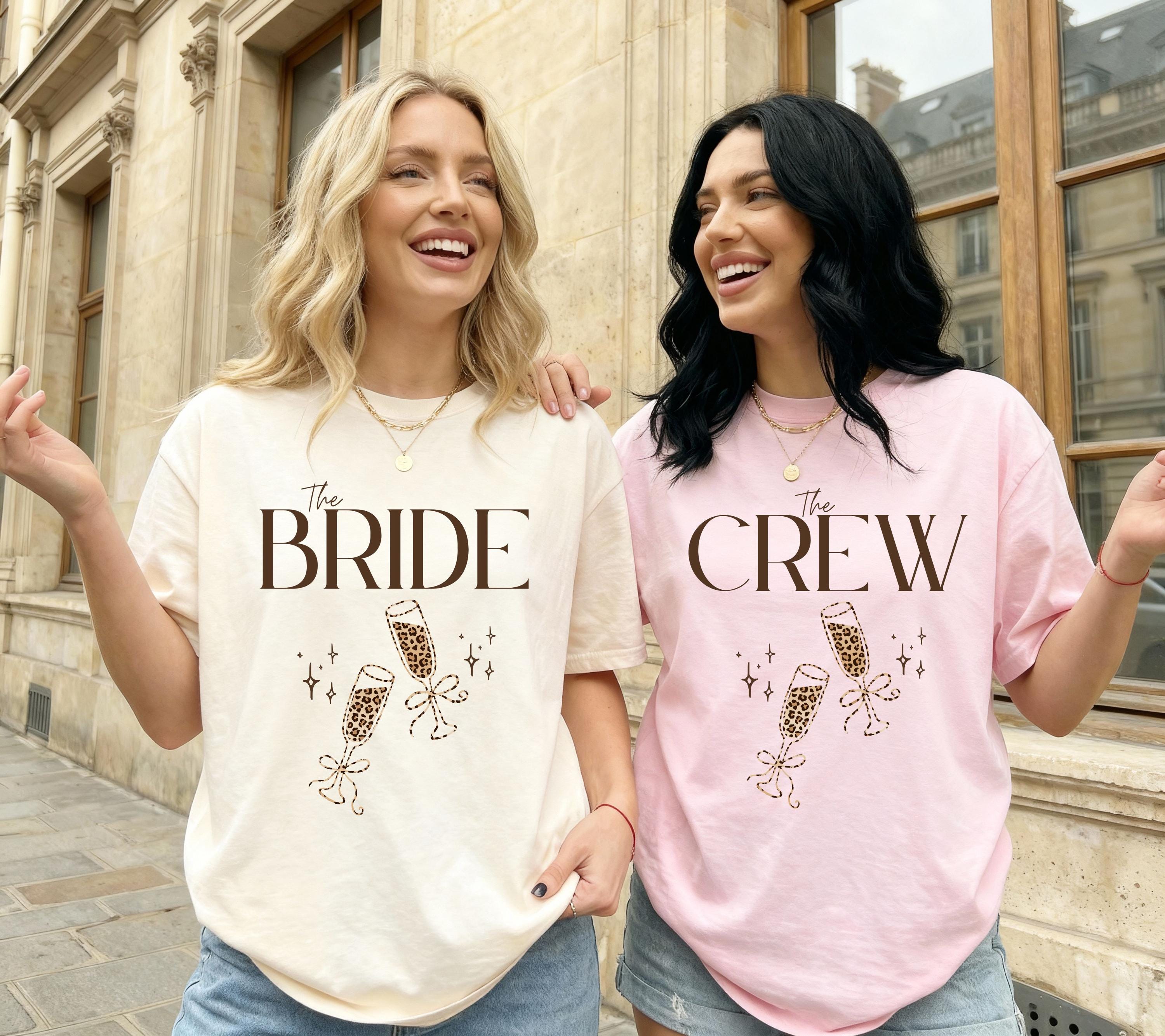JGA Shirt, Junggesellenabschied Shirts, Team Bride, Braut Shirt , JGA Frauen, Gruppenshirt, Hochzeit, Leo Muster, Leopard Damen, Print vorne