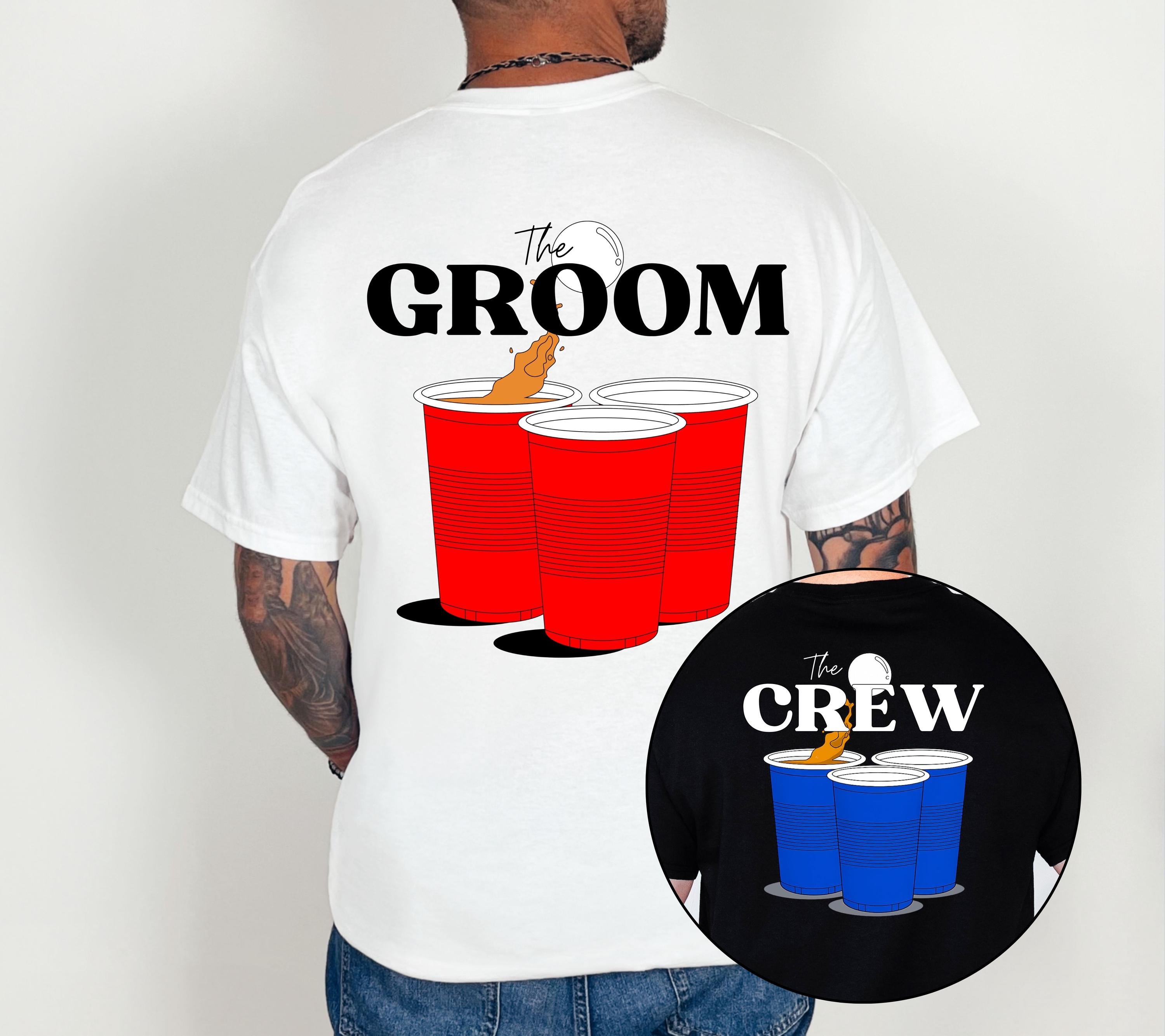 JGA Shirt Herren, Bierpong Shirt, Junggesellenabschied, Bräutigam, Team, Crew, Groom, Gruppenshirt, lustiges JGA Shirt, witzig, JGA Herren