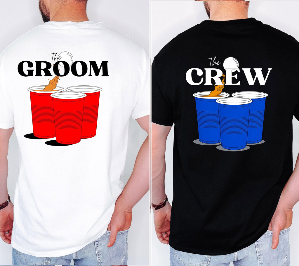 JGA Shirt Herren, Bierpong Shirt, Junggesellenabschied, Bräutigam, Team, Crew, Groom, Gruppenshirt, lustiges JGA Shirt, witzig, JGA Herren