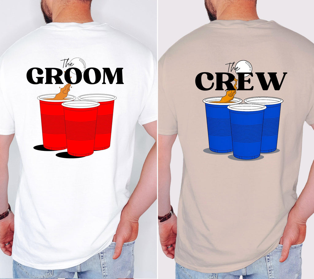 JGA Shirt Herren, Bierpong Shirt, Junggesellenabschied, Bräutigam, Team, Crew, Groom, Gruppenshirt, lustiges JGA Shirt, witzig, JGA Herren