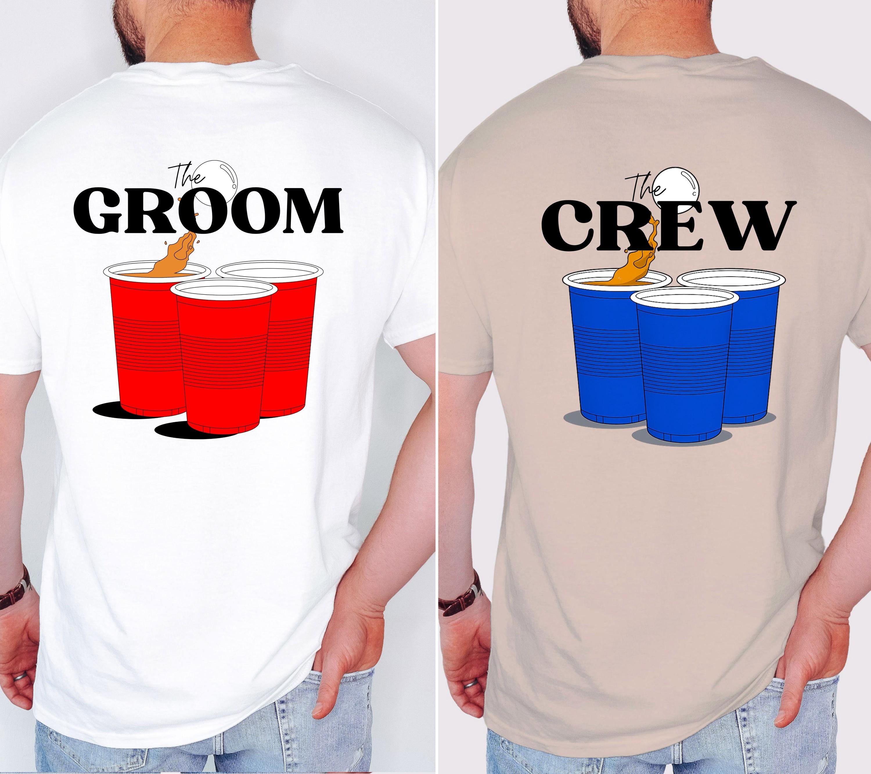 JGA Shirt Herren, Bierpong Shirt, Junggesellenabschied, Bräutigam, Team, Crew, Groom, Gruppenshirt, lustiges JGA Shirt, witzig, JGA Herren