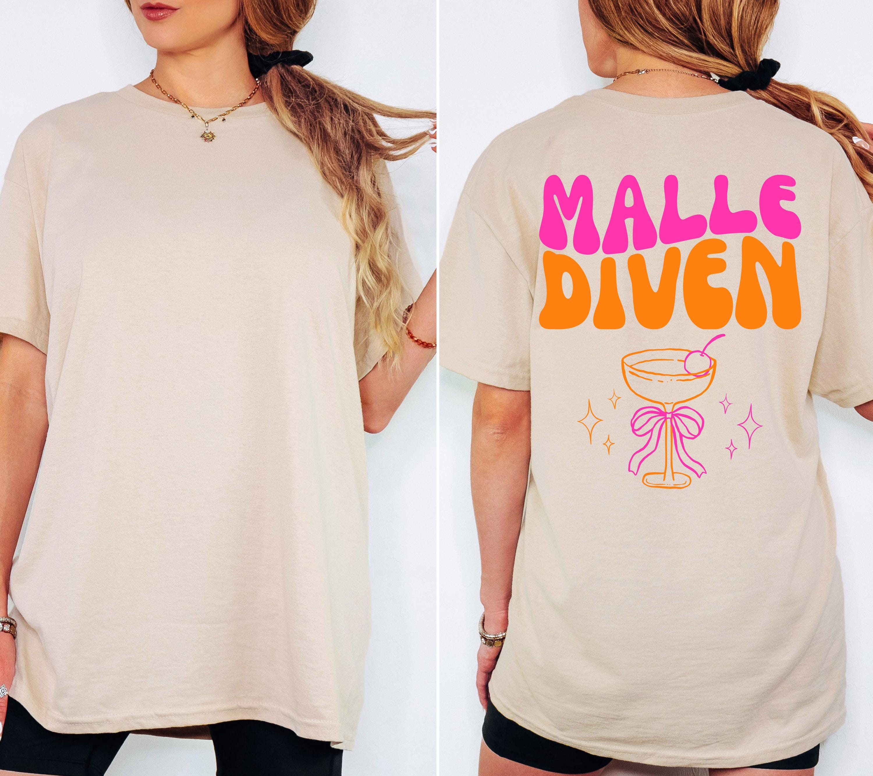 Malle Shirt, Malle Diven, Backprint Shirt, Malle 2026, Malle T Shirt, Mallorca Shirts, Sekt Shirt, Cocktail, Sauf Shirt, Gruppenshirt, pink