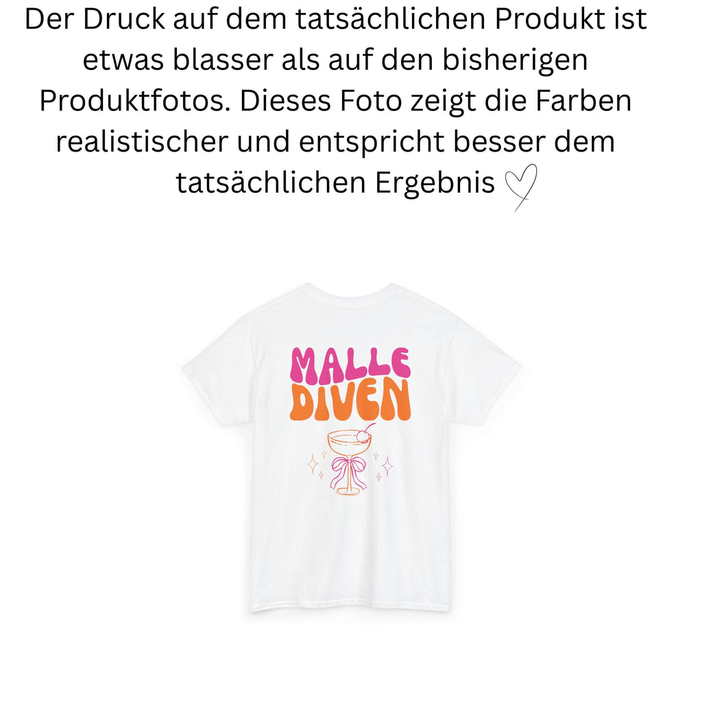 Malle Shirt, Malle Diven, Backprint Shirt, Malle 2026, Malle T Shirt, Mallorca Shirts, Sekt Shirt, Cocktail, Sauf Shirt, Gruppenshirt, pink