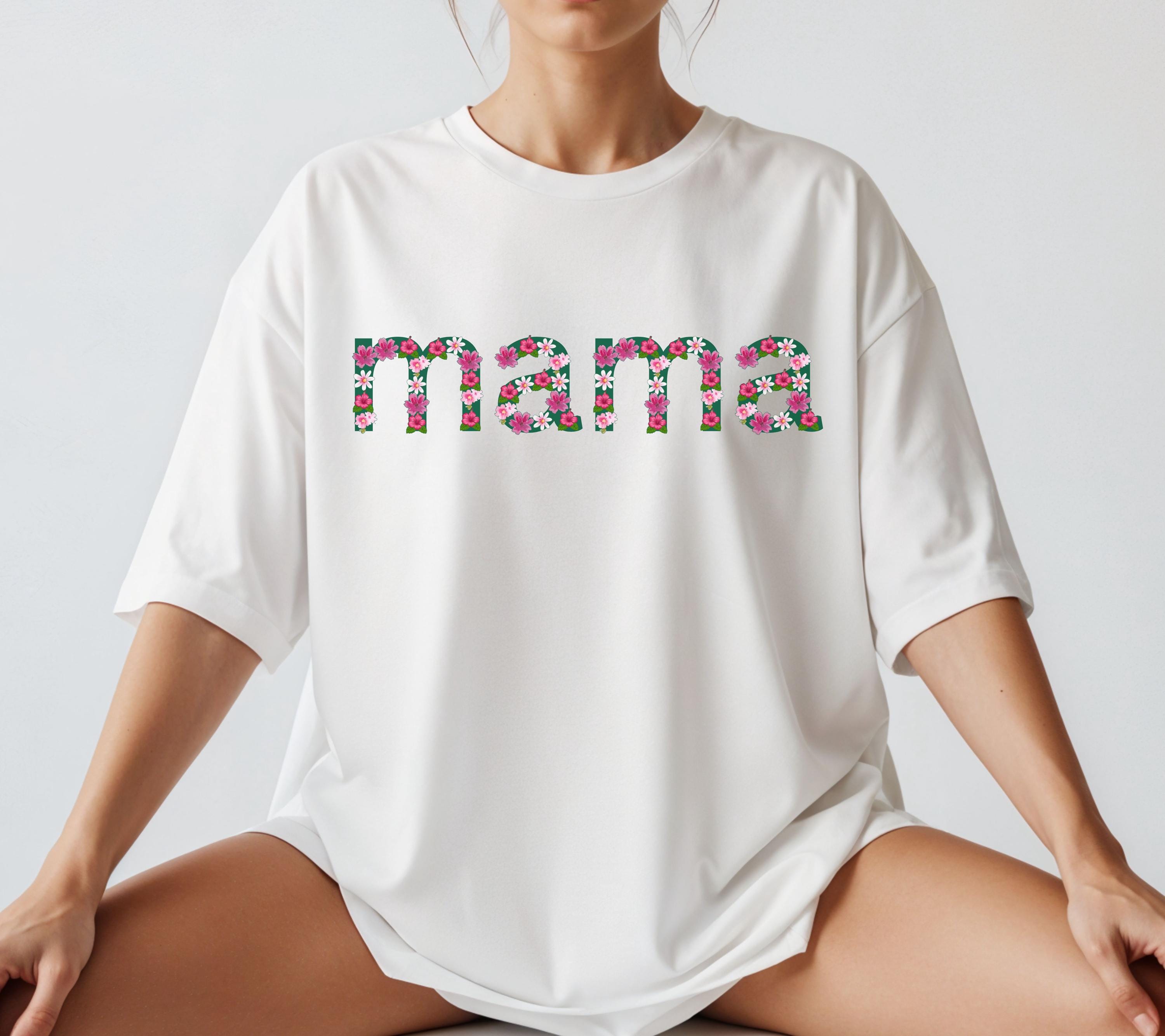 Mama Floral Shirt, Mothers Day Gift, Blumen Mama Shirt, Geschenk Mama, Mom Shirt, Flower Shirt, Muttertag Geschenk, Muttertagsgeschenk