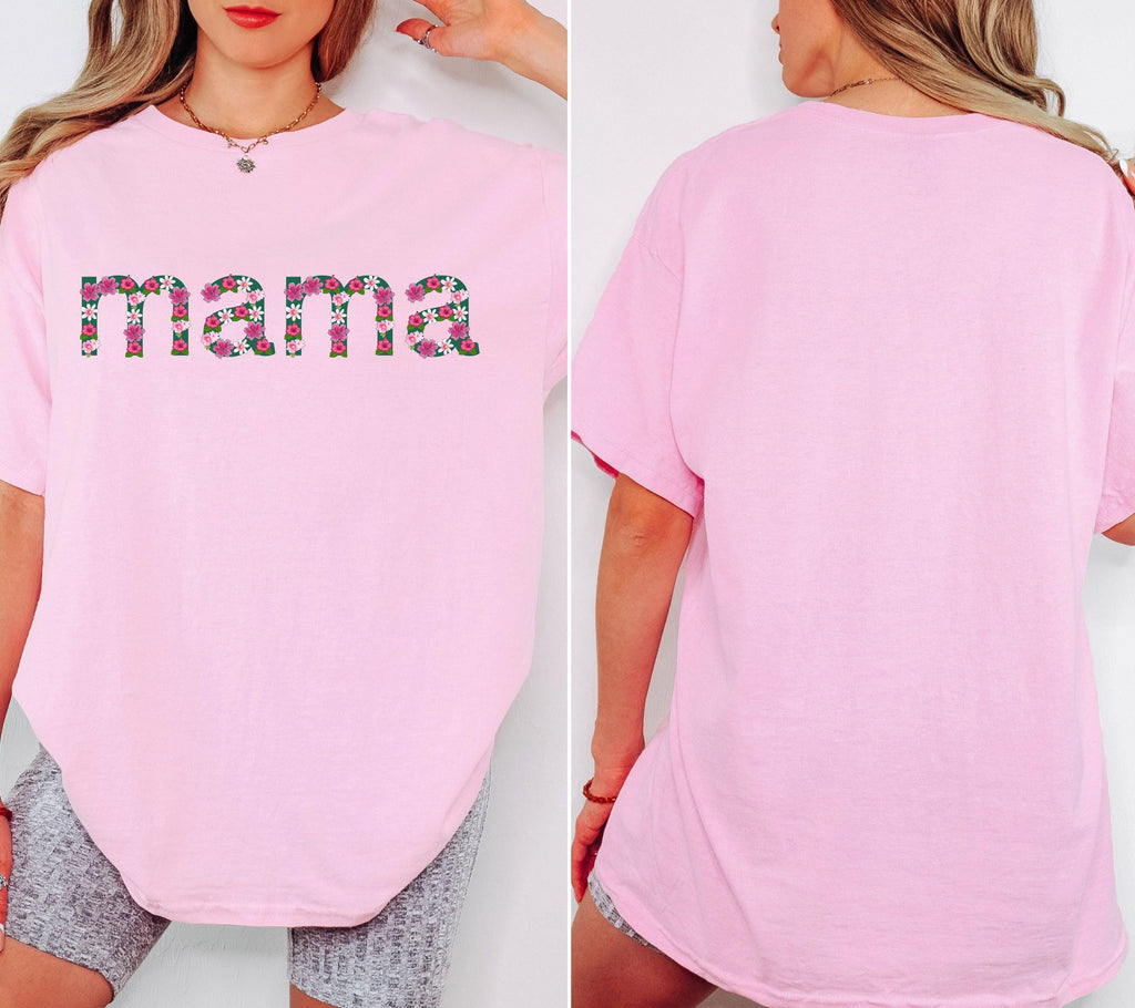 Mama Floral Shirt, Mothers Day Gift, Blumen Mama Shirt, Geschenk Mama, Mom Shirt, Flower Shirt, Muttertag Geschenk, Muttertagsgeschenk