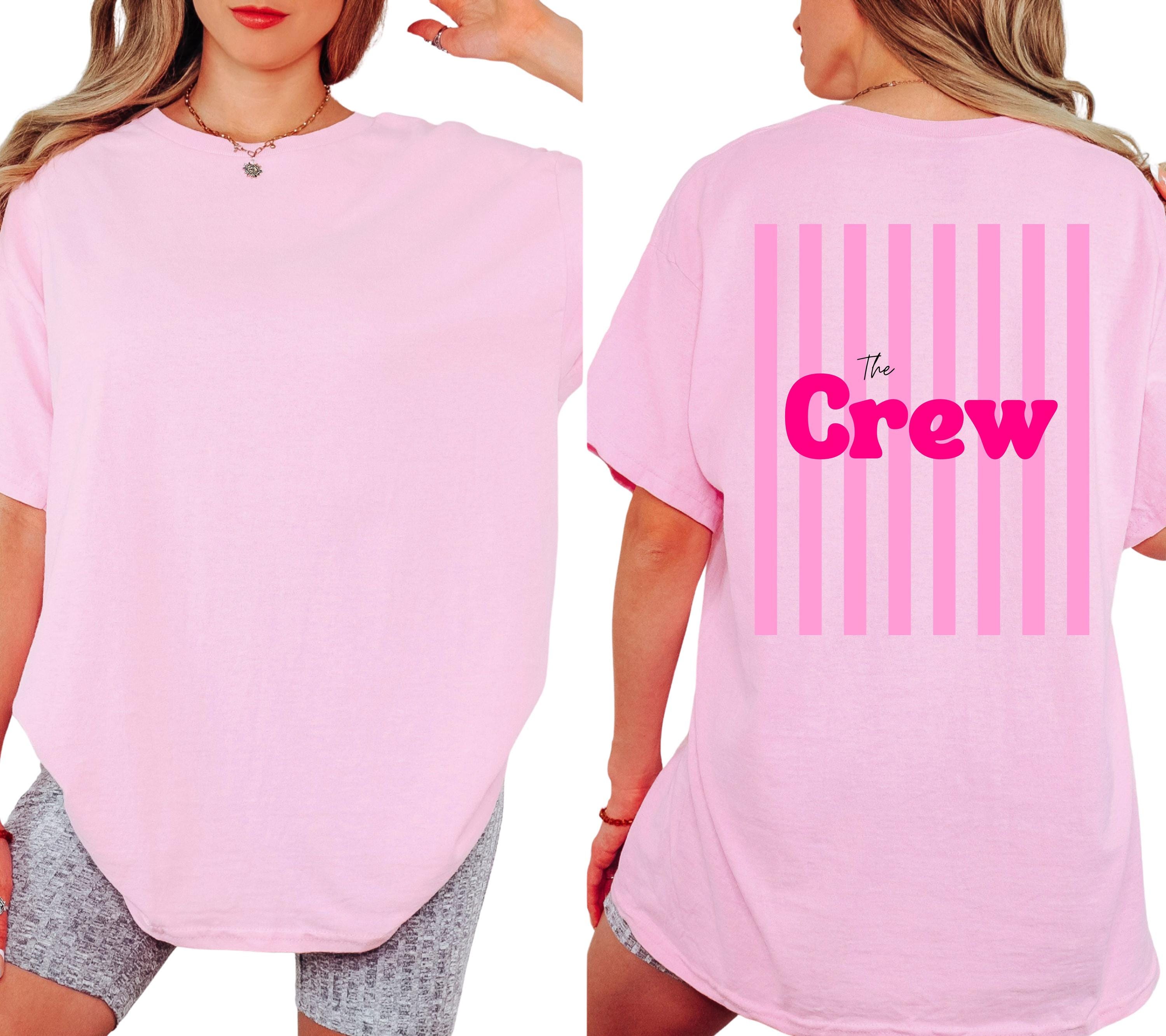 JGA Shirts Frauen, Bride und Crew, Junggesellenabschied, Team Shirts, Braut Shirt, The Bride, Hochzeit, Accessoires, Geschenk, pink, Herz