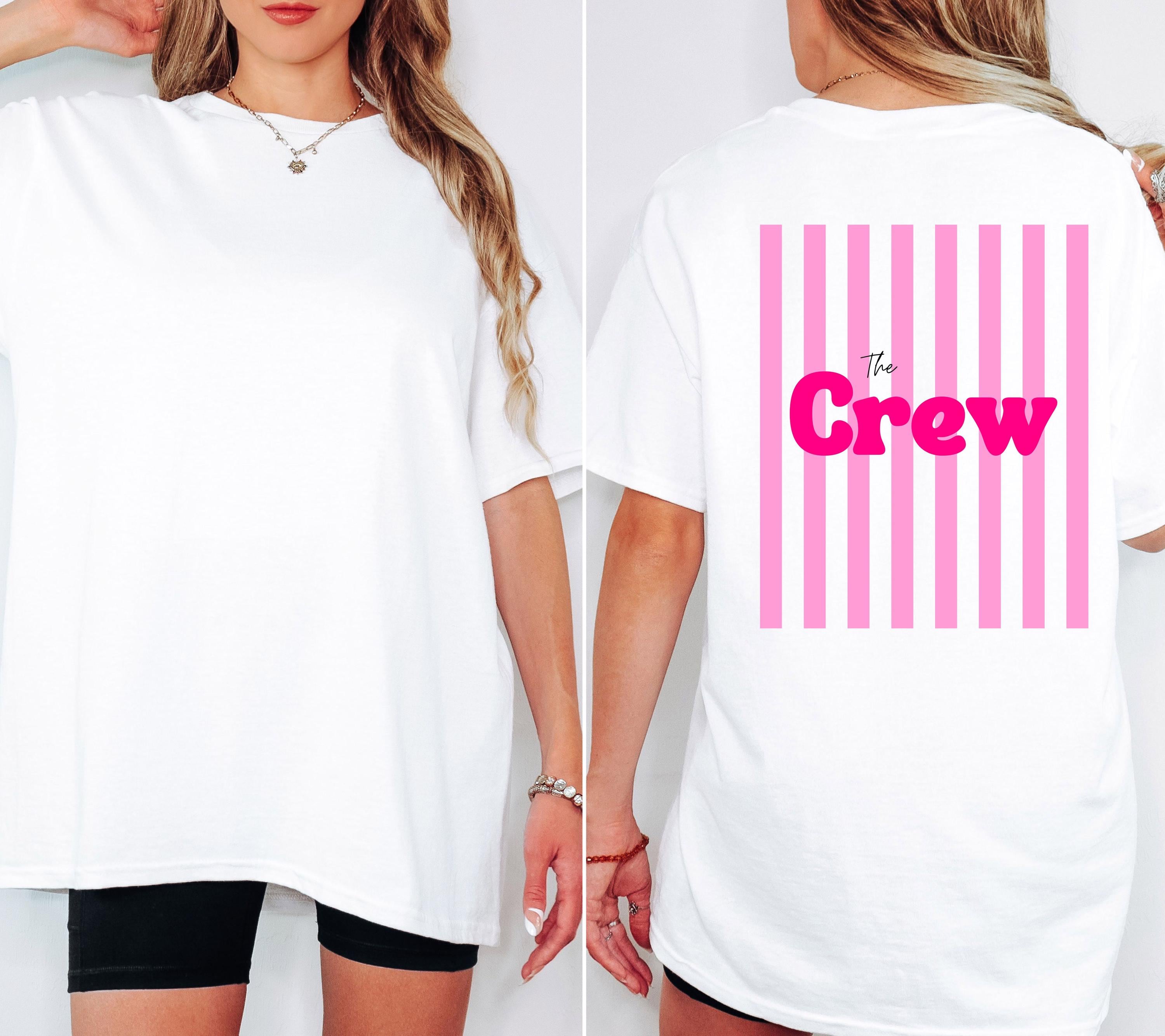 JGA Shirts Frauen, Bride und Crew, Junggesellenabschied, Team Shirts, Braut Shirt, The Bride, Hochzeit, Accessoires, Geschenk, pink, Herz