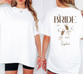 JGA Shirt, Junggesellenabschied Shirts, Team Bride, Braut Shirt , JGA Frauen, personalisierte Jga Shirts, Leo Muster, Leopard Damen, hinten