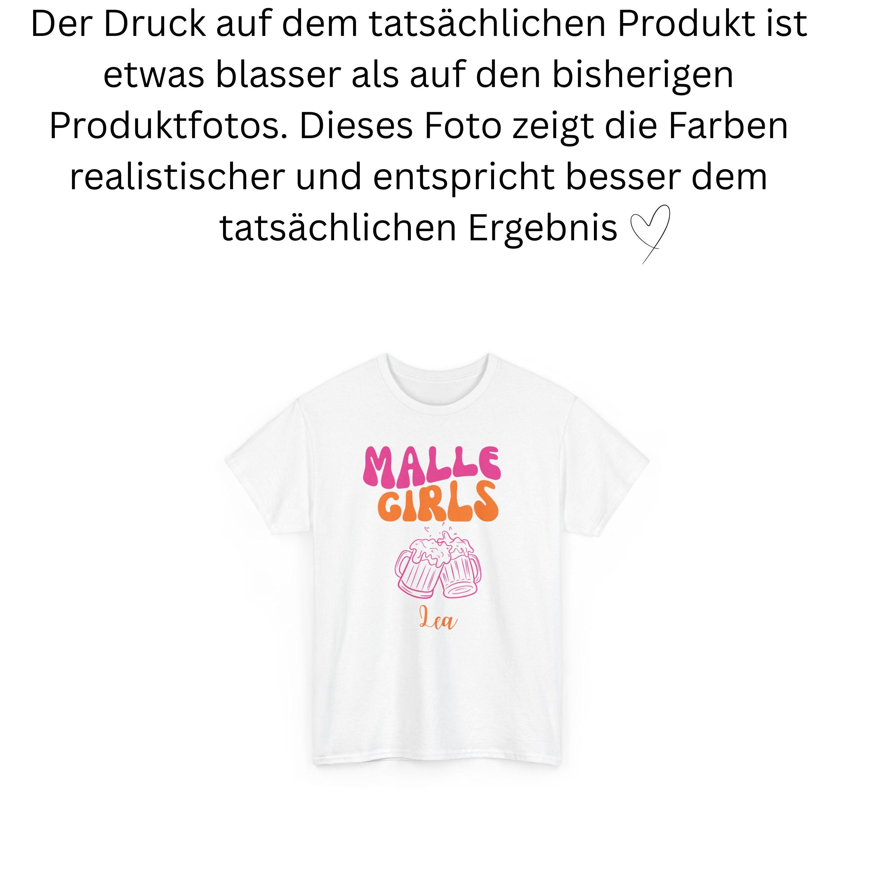 Malle Shirt Damen, Backprint, Malle 2026, Malle Shirts, Malle Girls, personalisiert, Mallorca Shirts, Bier Shirt, Sauf T Shirt, Gruppenshirt