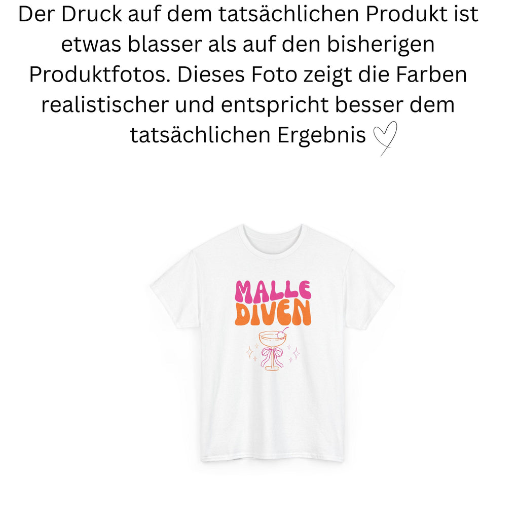 Malle Shirt, Malle Diven, Malle 2026, Malle T Shirt, Mallorca Shirts, Sekt Shirt, Cocktail, Sauf Shirt, Gruppenshirt, pink orange, Mädels