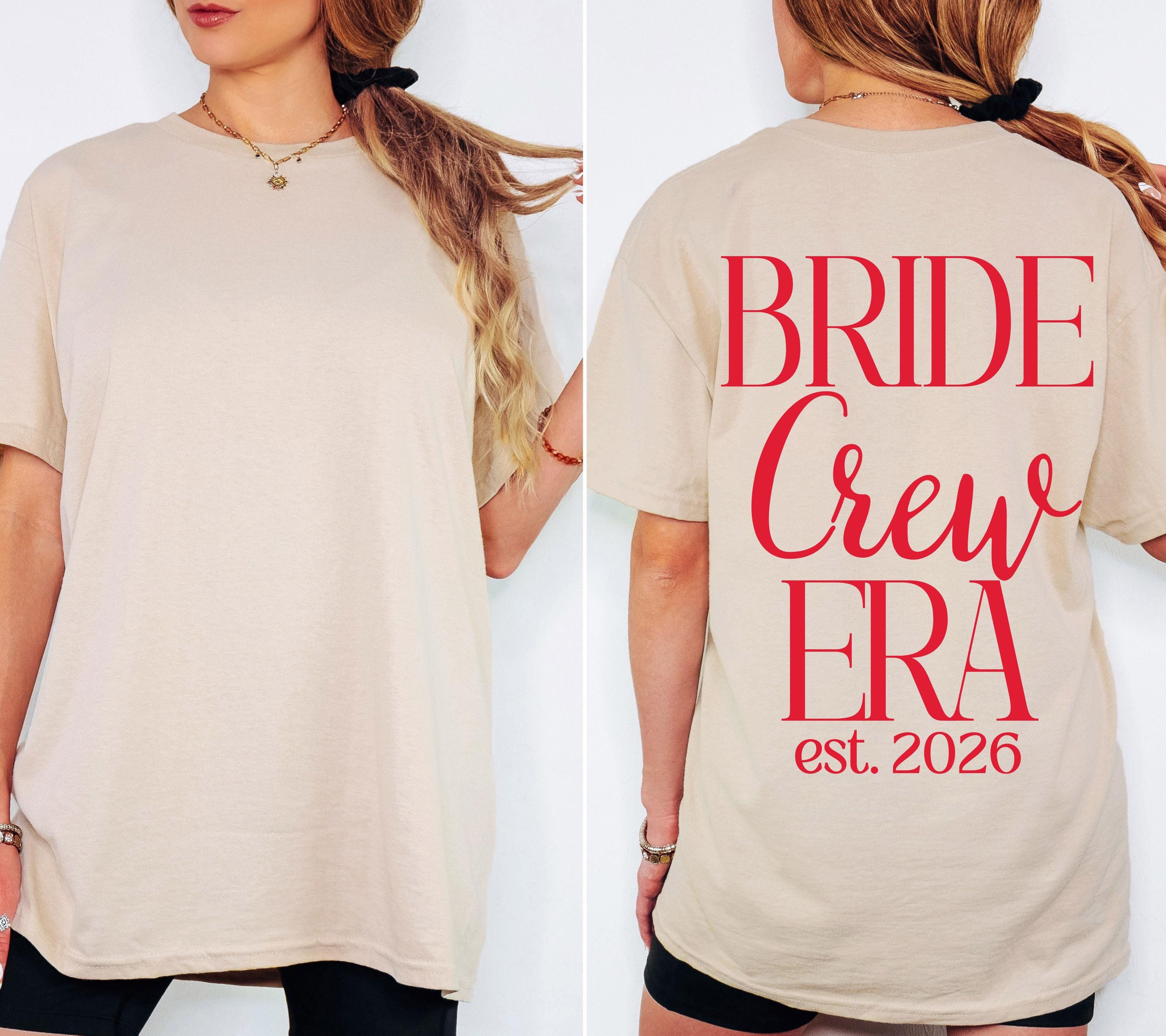 JGA Shirts Frauen, Hot Bride Era rot, Junggesellinnenabschied, Team Shirts, Braut Shirt, Hochzeit, Geschenk Braut, JGA Trend 2026, Pinterest