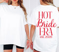 JGA Shirts Frauen, Hot Bride Era rot, Junggesellinnenabschied, Team Shirts, Braut Shirt, Hochzeit, Geschenk Braut, JGA Trend 2026, Pinterest