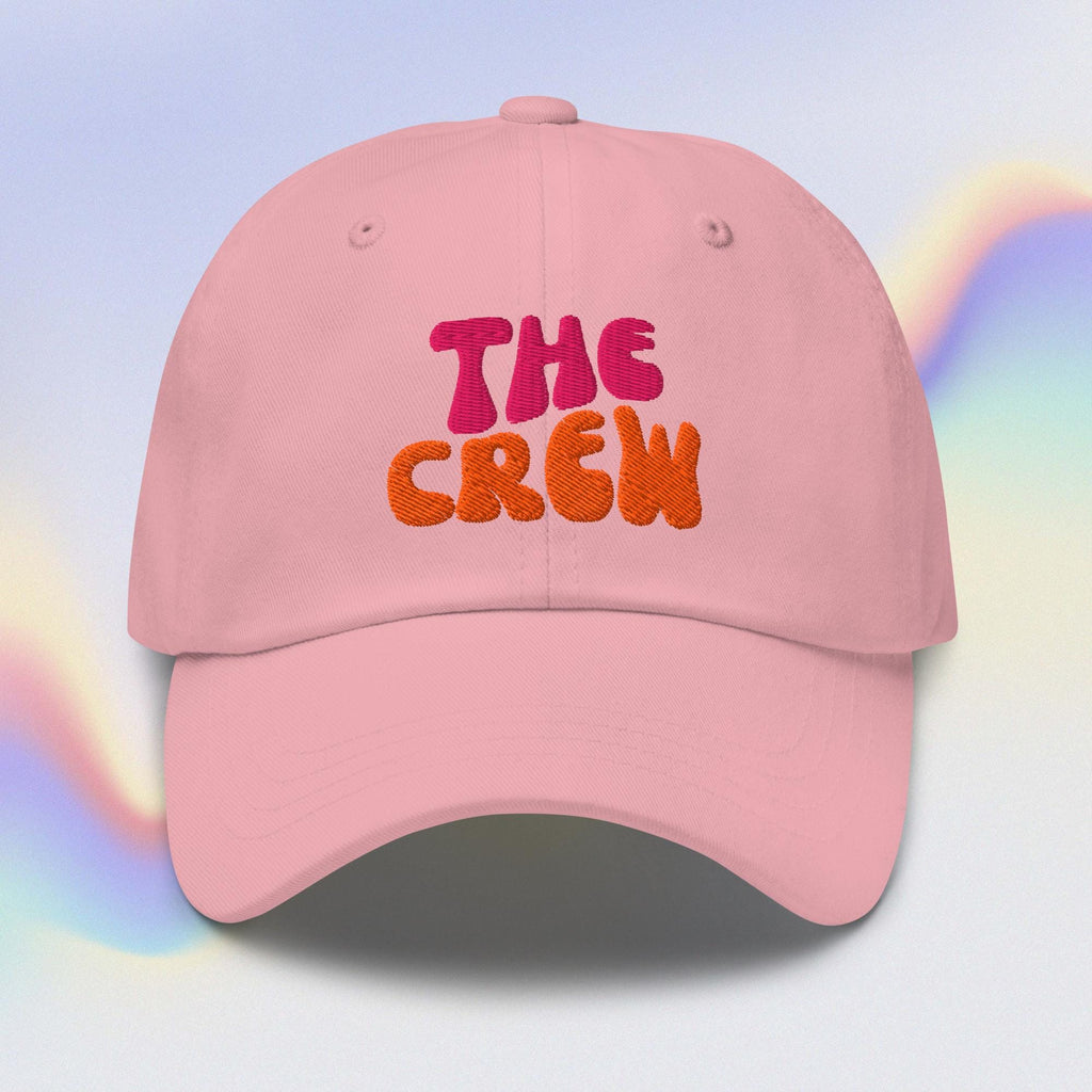 Bestickte Braut Cap | The Bride & The Crew – Bestickte Bachelorette Caps | JGA Caps | Bride Hat | Bridal Party Accessoires | JGA Cap pink