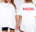 Beste Freundin Shirt, Bestie Shirt, Backprint Damen, pink orange, Geschenkidee Freundin, Freundinnen, BFF, Best Friends Outfit, Freundschaft