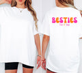 Beste Freundin Shirt, Bestie Shirt, Backprint Damen, pink orange, Geschenkidee Freundin, Freundinnen, BFF, Best Friends Outfit, Freundschaft