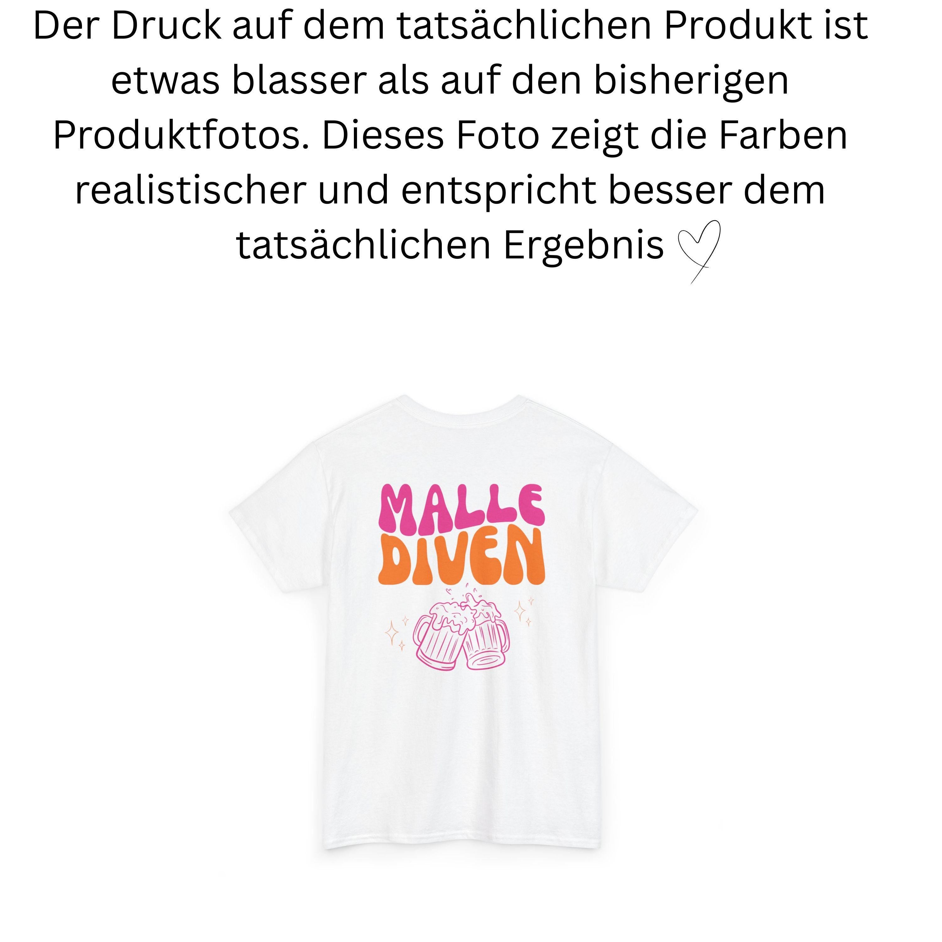 Malle Shirt, Malle Diven, Backprint Shirt, Malle 2026, Malle T Shirt, Mallorca Shirts, Bier Shirt, Sauf Shirt, Gruppenshirt, pink orange