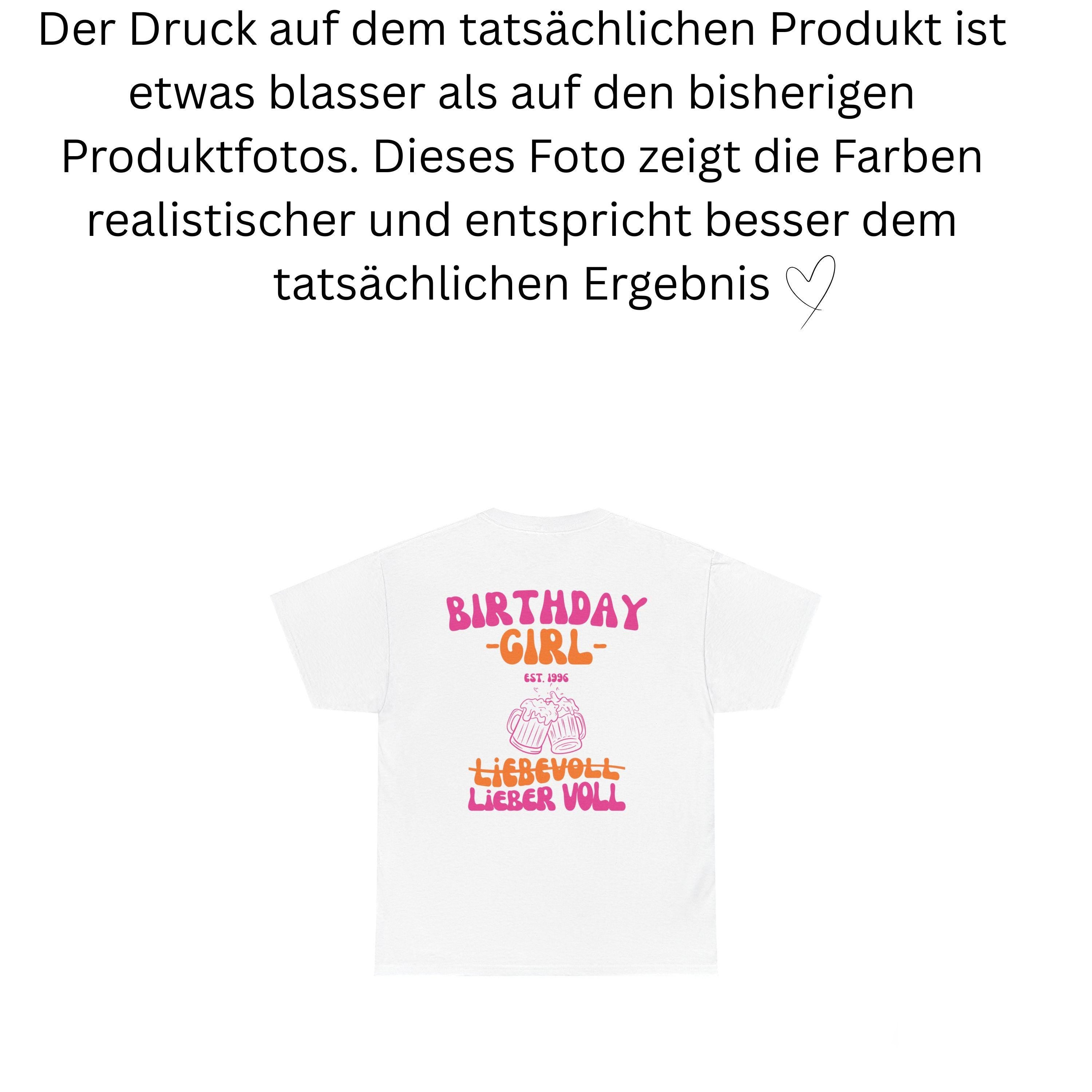 Birthday Girl & Crew Shirt, Geburtstags Shirt, est 1996, personalisiertes 30. Geburtstag Shirt, Geschenkidee Geburtstag, 30 Jahre, 20 21 25
