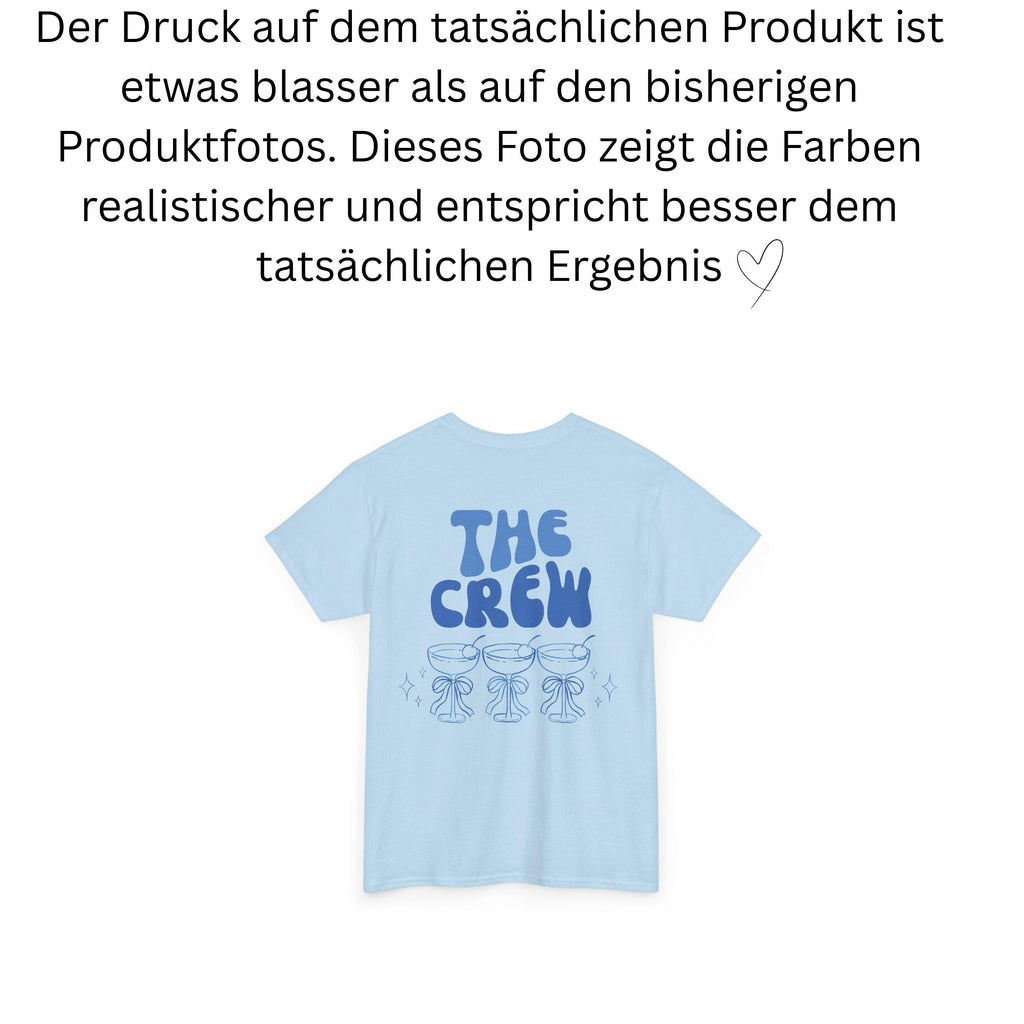 JGA T-Shirt Backprint, Junggesellinnenabschied Shirts, JGA Shirts blau, Bride, Team, Braut Shirt, JGA Frauen, Gruppen Shirt, Hochzeit Shirt