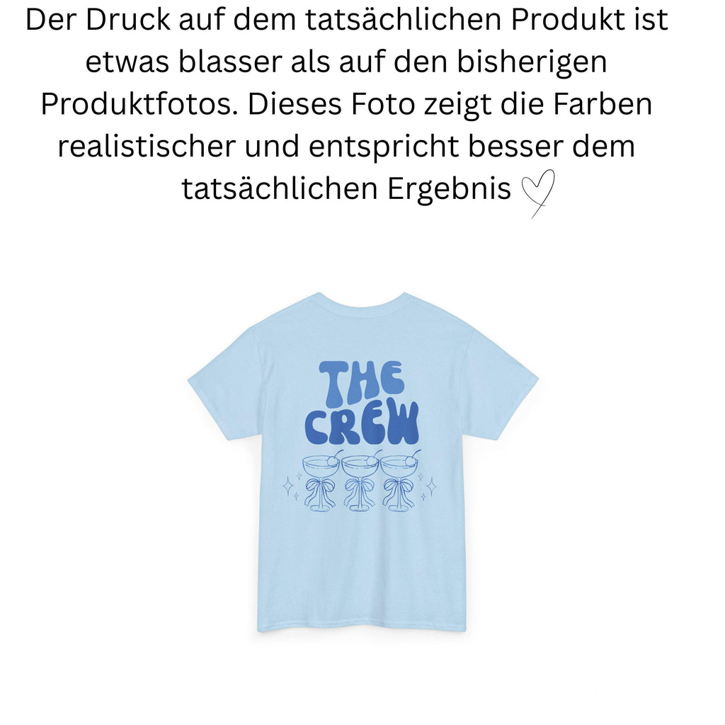 JGA T-Shirt Backprint, Junggesellinnenabschied Shirts, JGA Shirts blau, Bride, Team, Braut Shirt, JGA Frauen, Gruppen Shirt, Hochzeit Shirt