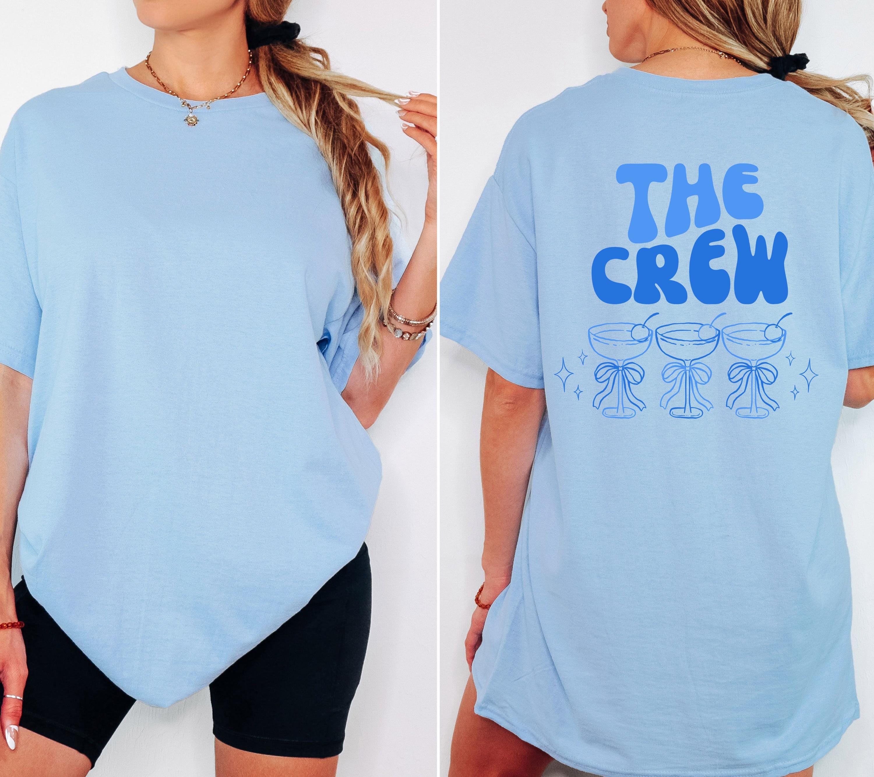 JGA T-Shirt Backprint, Junggesellinnenabschied Shirts, JGA Shirts blau, Bride, Team, Braut Shirt, JGA Frauen, Gruppen Shirt, Hochzeit Shirt