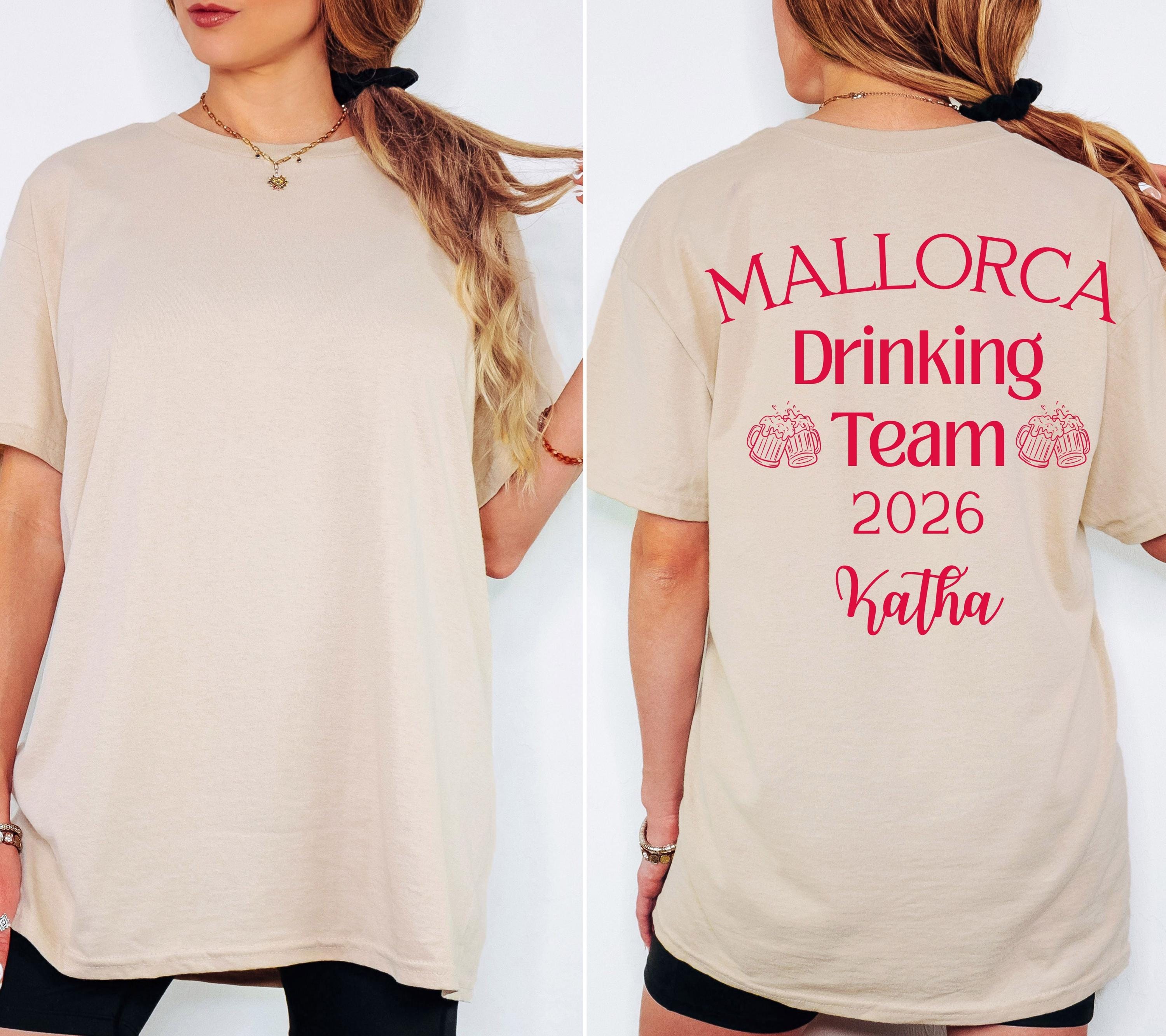 Malle Shirt, Mallorca Drinking Team 2026, Malle Club 2026, Malle Shirts, Malle TShirts, personalisiert, Bier Shirt, Sauf Shirt, Gruppenshirt