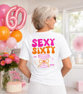 Sexy Sixty Shirt, Geburtstagsshirt, est 1966, personalisiertes 60. Geburtstag Shirt, Geschenkidee Geburtstag sechzig, 60 Jahre Birthday pink