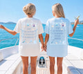 The summer I turned married, JGA Shirt blau, Junggesellinnenabschied Shirts, JGA Shirts Frauen, Team Bride, Braut Shirt, Hochzeit Shirt