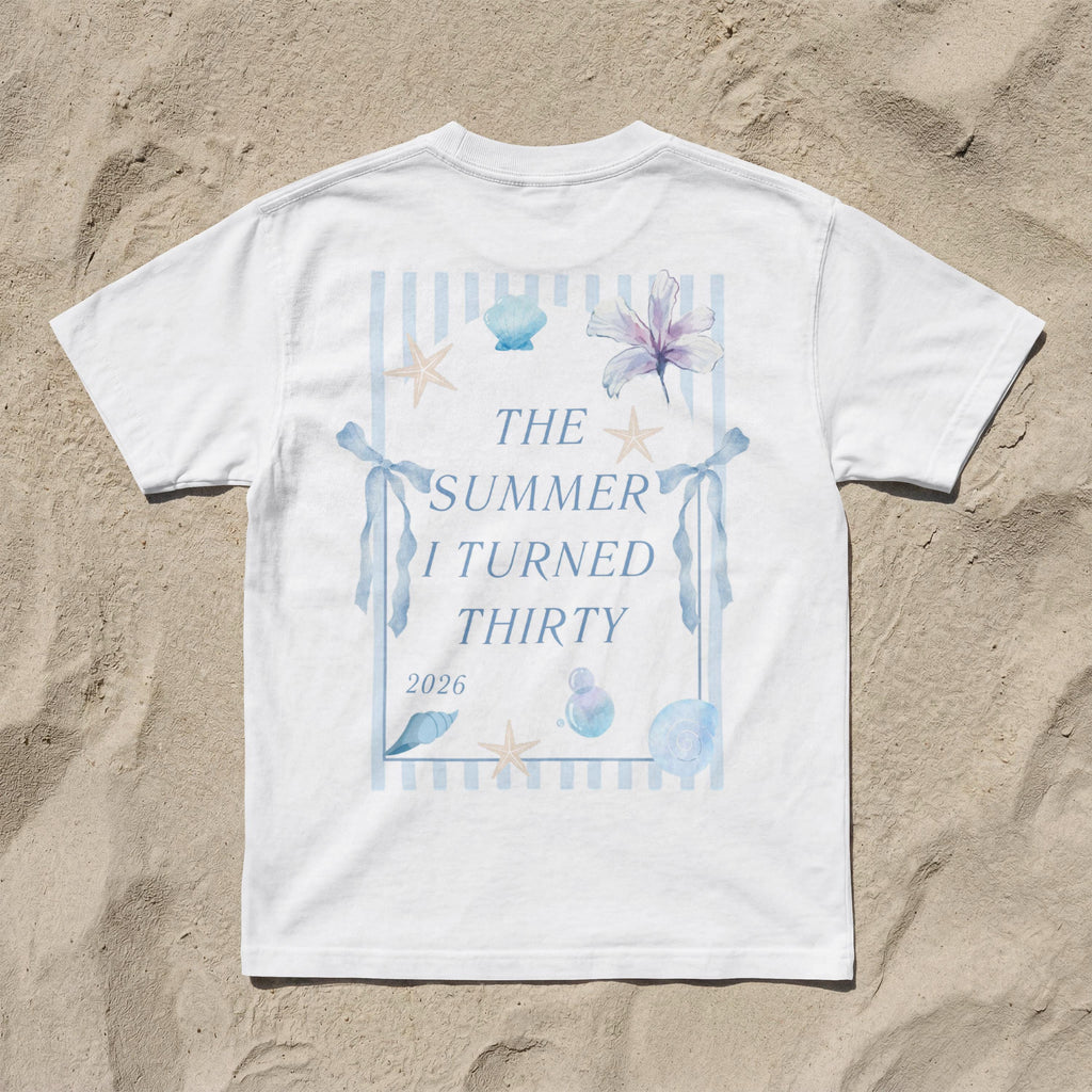 The summer I turned eighteen, Geburtstagsshirt, personalisiertes 18. Geburtstag Shirt, Geschenkidee Geburtstag achtzehn, 18 Jahre, Birthday