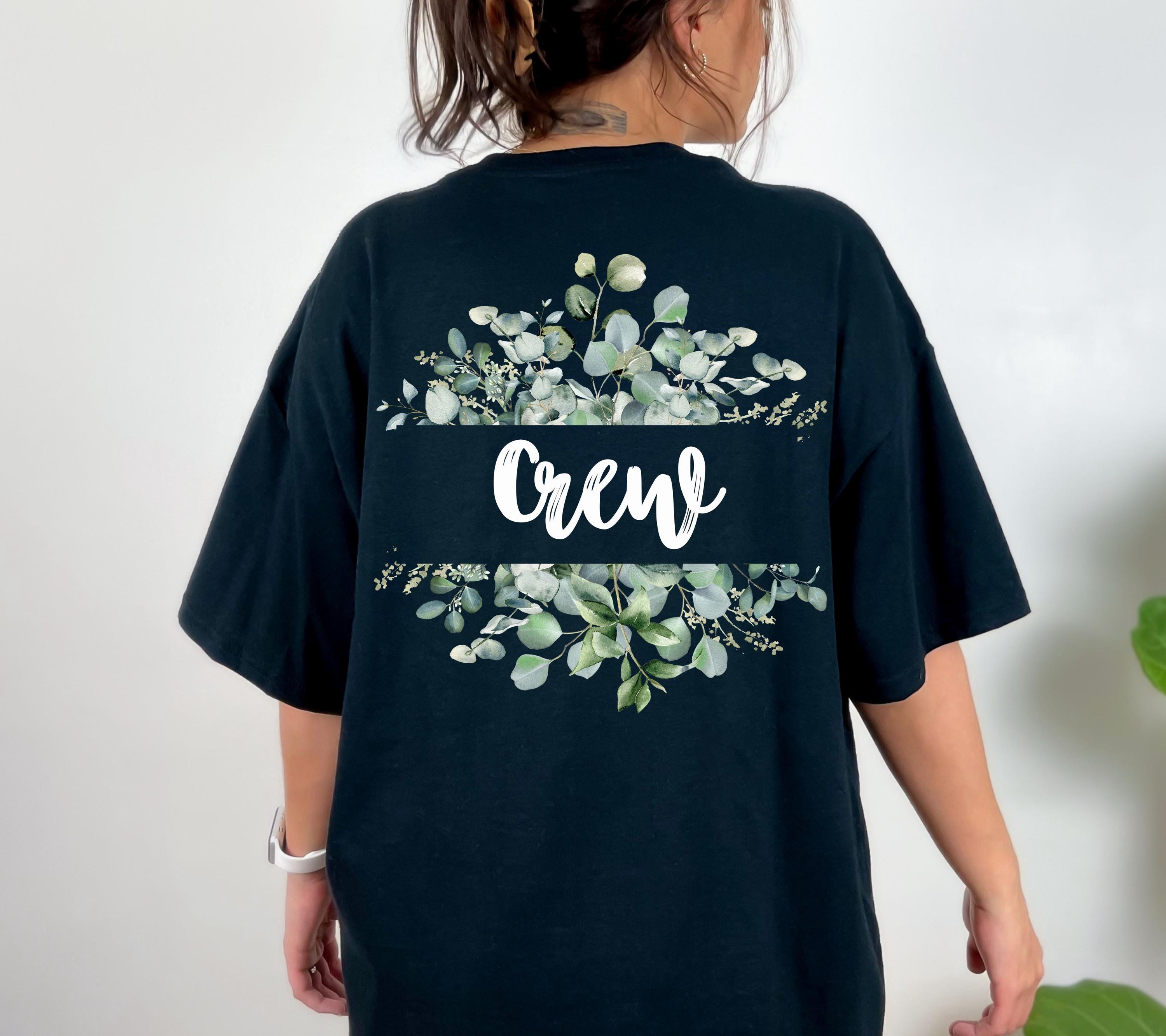 Bride Shirt, Junggesellenabschied T-Shirt, JGA Shirts Frauen, Eukalyptus, Salbei, Team Shirts, Braut Shirt, JGA Shirt, Hochzeit, Accessoires