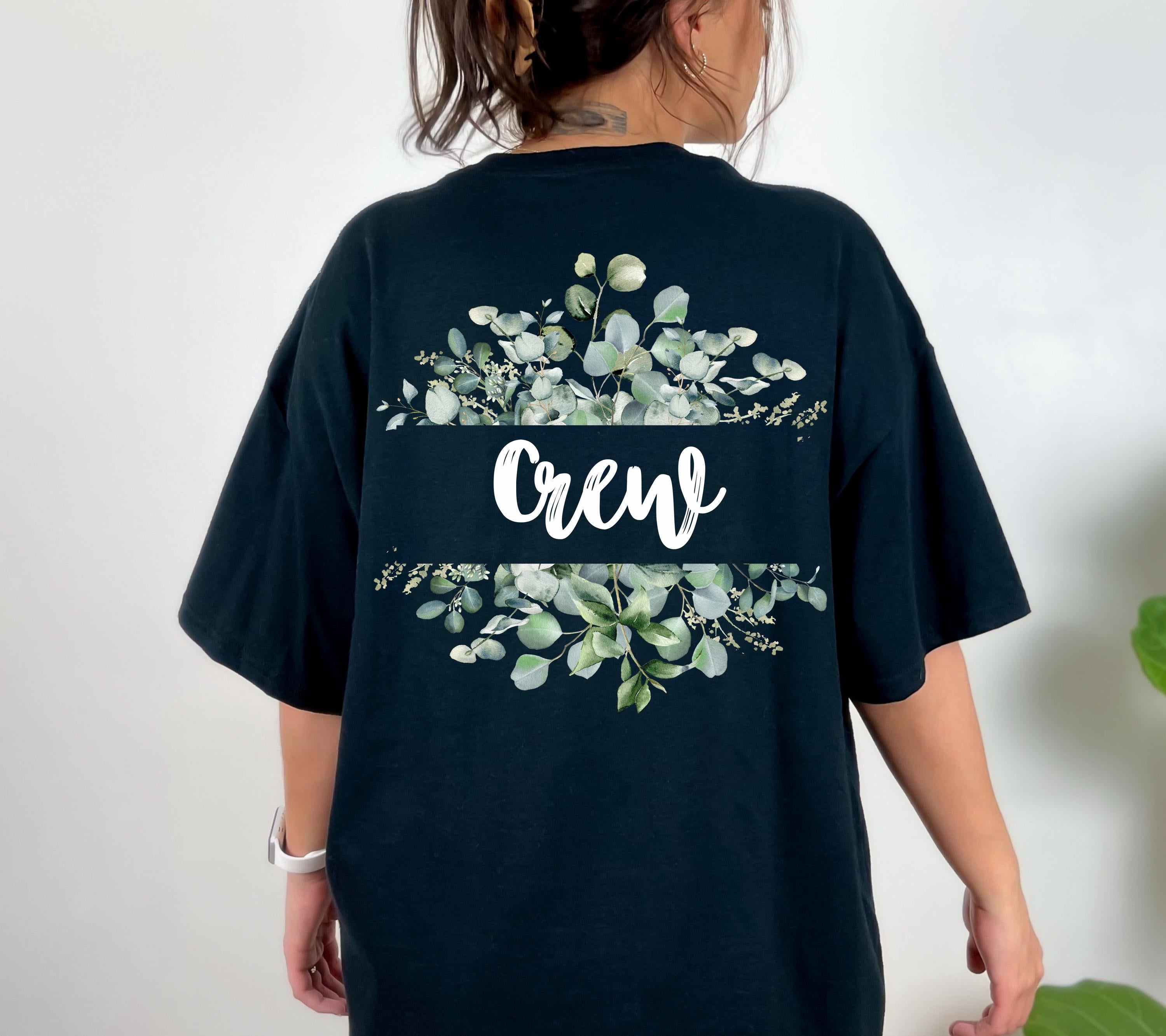 JGA Shirt, Junggesellenabschied T-Shirt, JGA Shirts Frauen, Eukalyptus, Salbei, Team Shirts, Braut Shirt, The Bride, Hochzeit, Accessoires