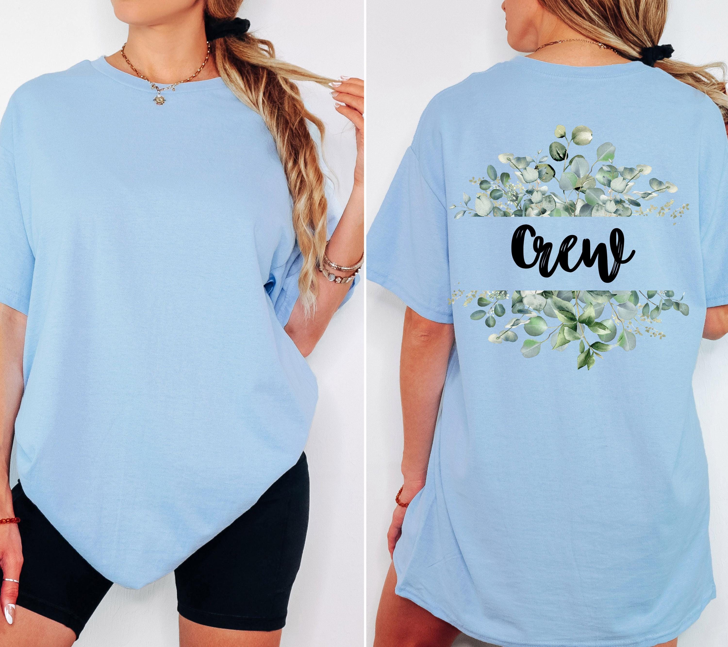 Bride Shirt, Junggesellenabschied T-Shirt, JGA Shirts Frauen, Eukalyptus, Salbei, Team Shirts, Braut Shirt, JGA Shirt, Hochzeit, Accessoires