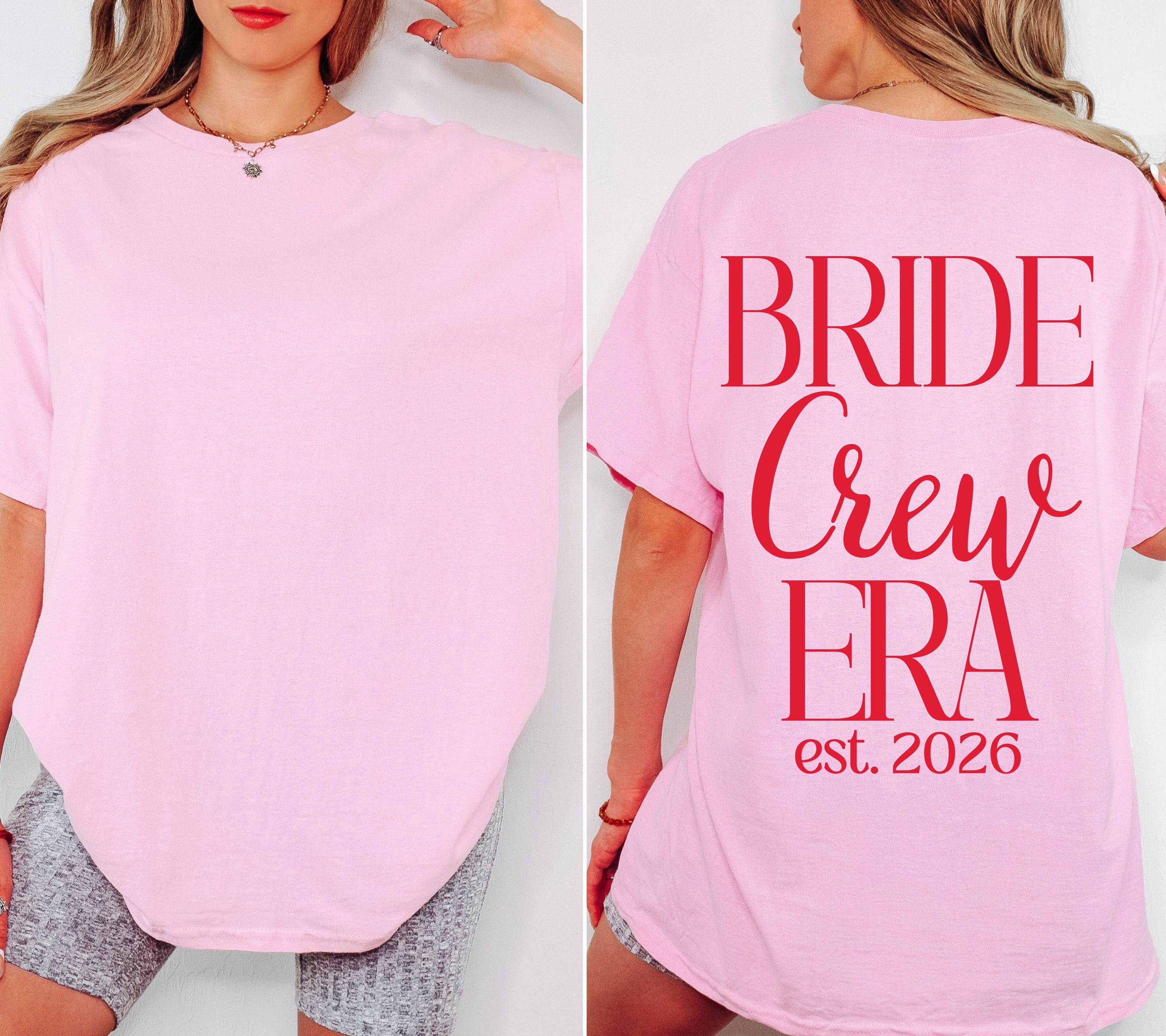 JGA Shirts Frauen, Hot Bride Era rot, Junggesellinnenabschied, Team Shirts, Braut Shirt, Hochzeit, Geschenk Braut, JGA Trend 2026, Pinterest