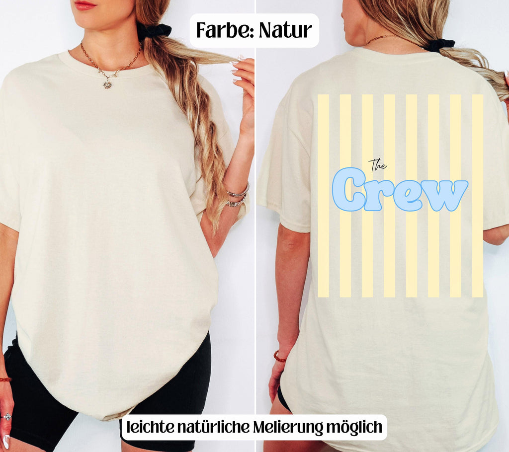 JGA T-Shirt, Junggesellinnenabschied Shirts, JGA Shirts, butterlemon, blau, gelb, Bride Shirt, Team, Braut Shirt, JGA Frauen, Gruppen Shirt