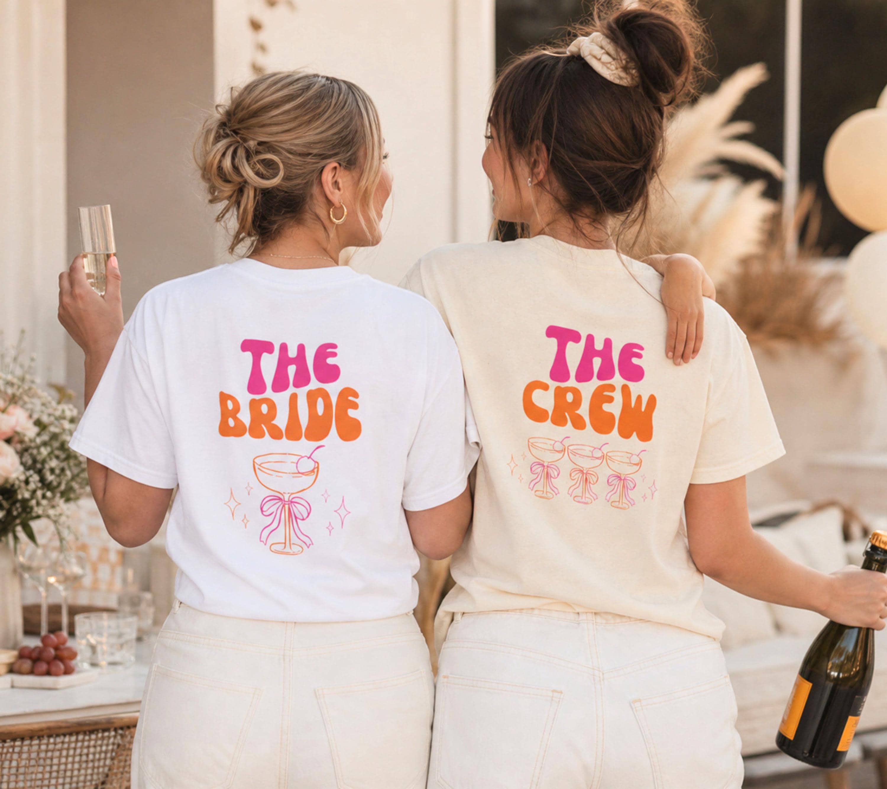 JGA Shirt creme, Junggesellenenabschied Shirts beige, JGA Shirts Frauen, Bride, Team, Braut Shirt, Damen, Gruppe, Hochzeit, Bachelorette