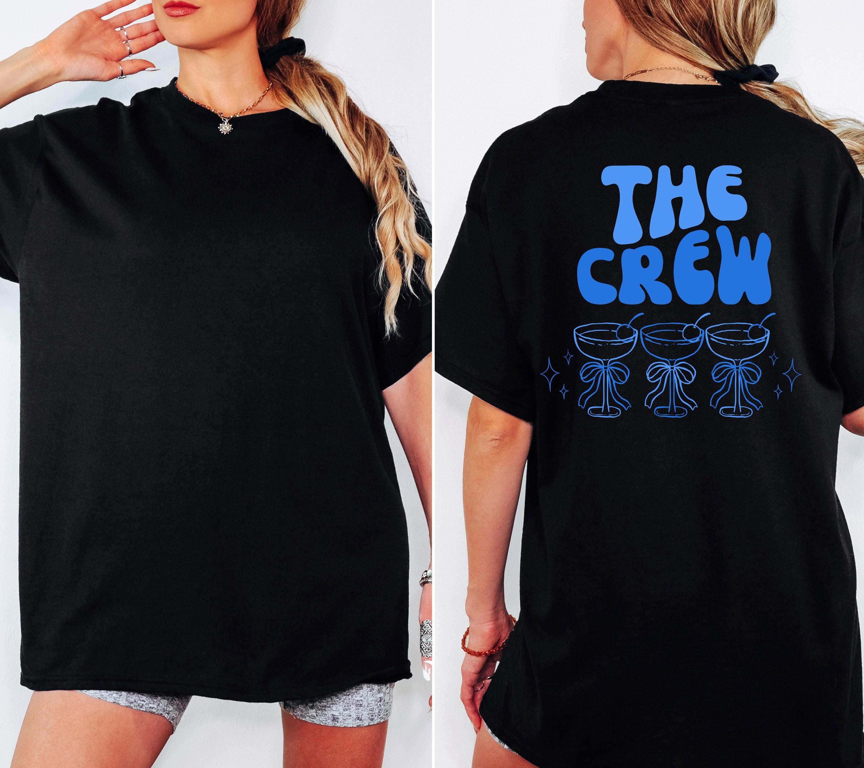 JGA T-Shirt Backprint, Junggesellinnenabschied Shirts, JGA Shirts blau, Bride, Team, Braut Shirt, JGA Frauen, Gruppen Shirt, Hochzeit Shirt