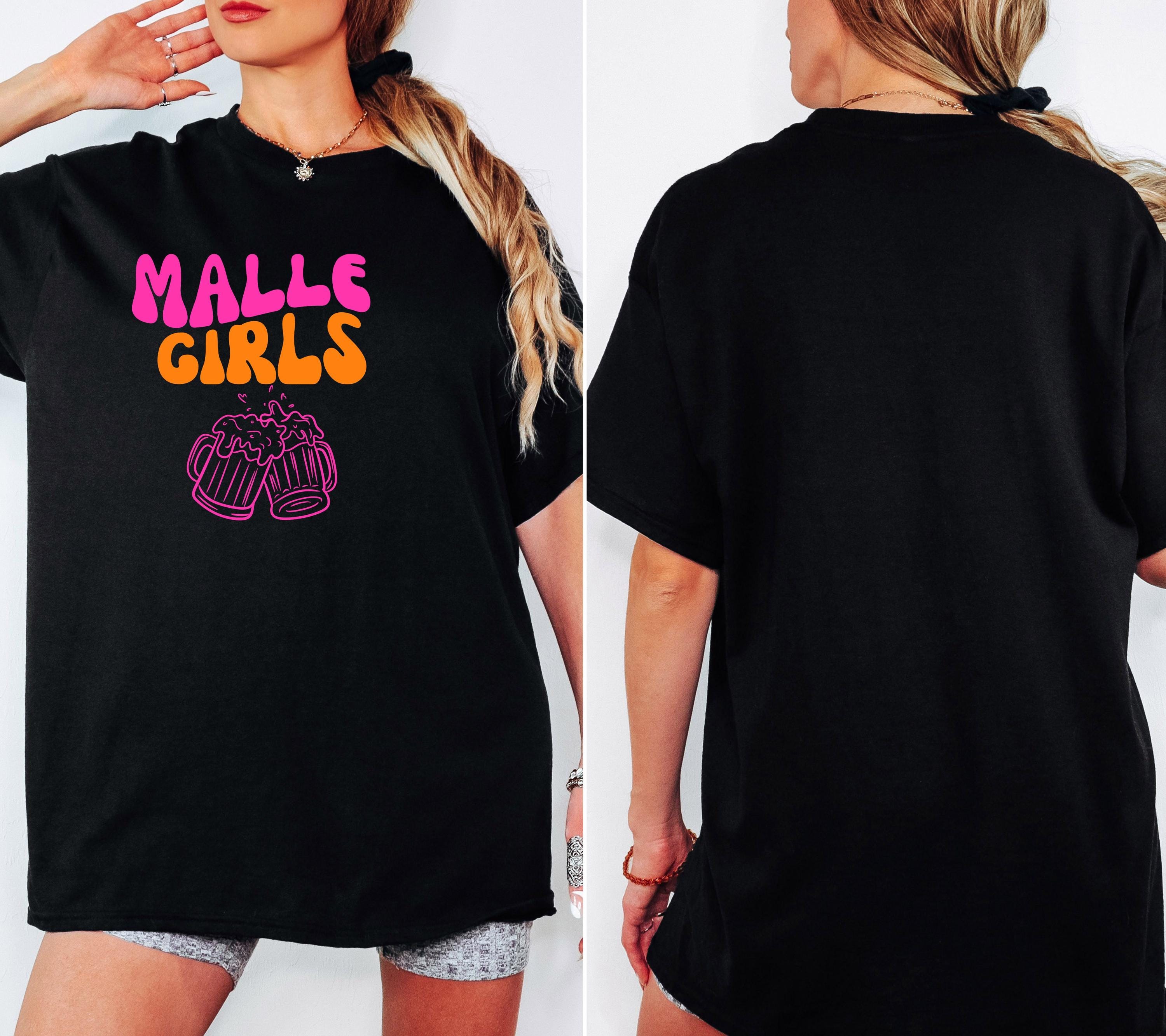 Malle Shirt, Malle 2026, Malle Shirts, Malle Girls, Mallorca T-Shirt, Bier Shirt, Frauen, Gruppenshirt Damen, Sommer, Urlaub, Party Shirt