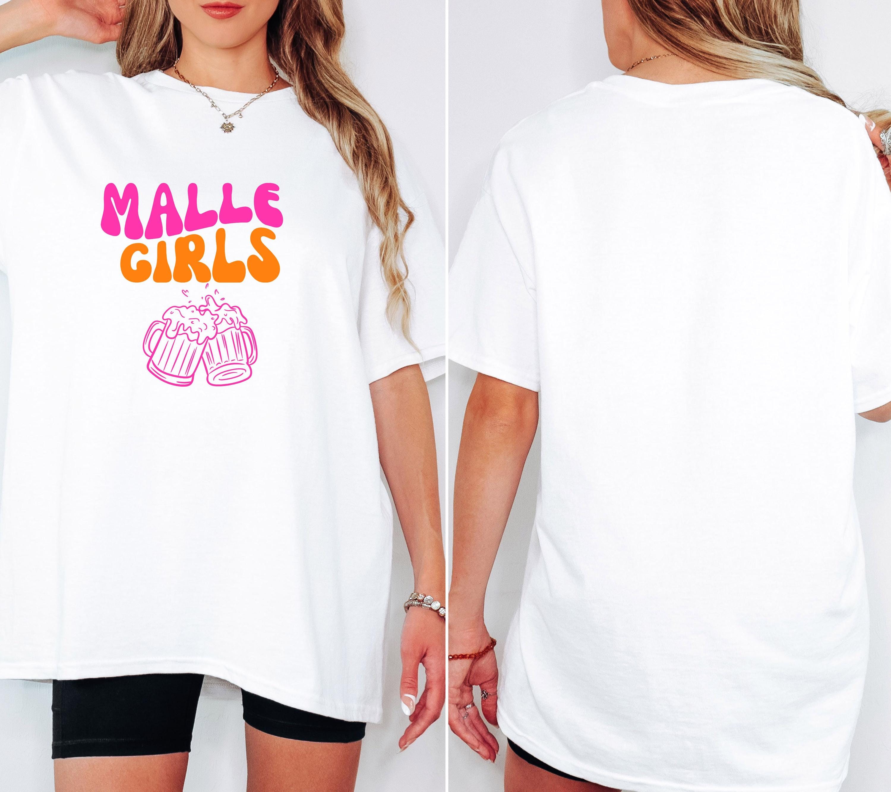 Malle Shirt, Malle 2026, Malle Shirts, Malle Girls, Mallorca T-Shirt, Bier Shirt, Frauen, Gruppenshirt Damen, Sommer, Urlaub, Party Shirt