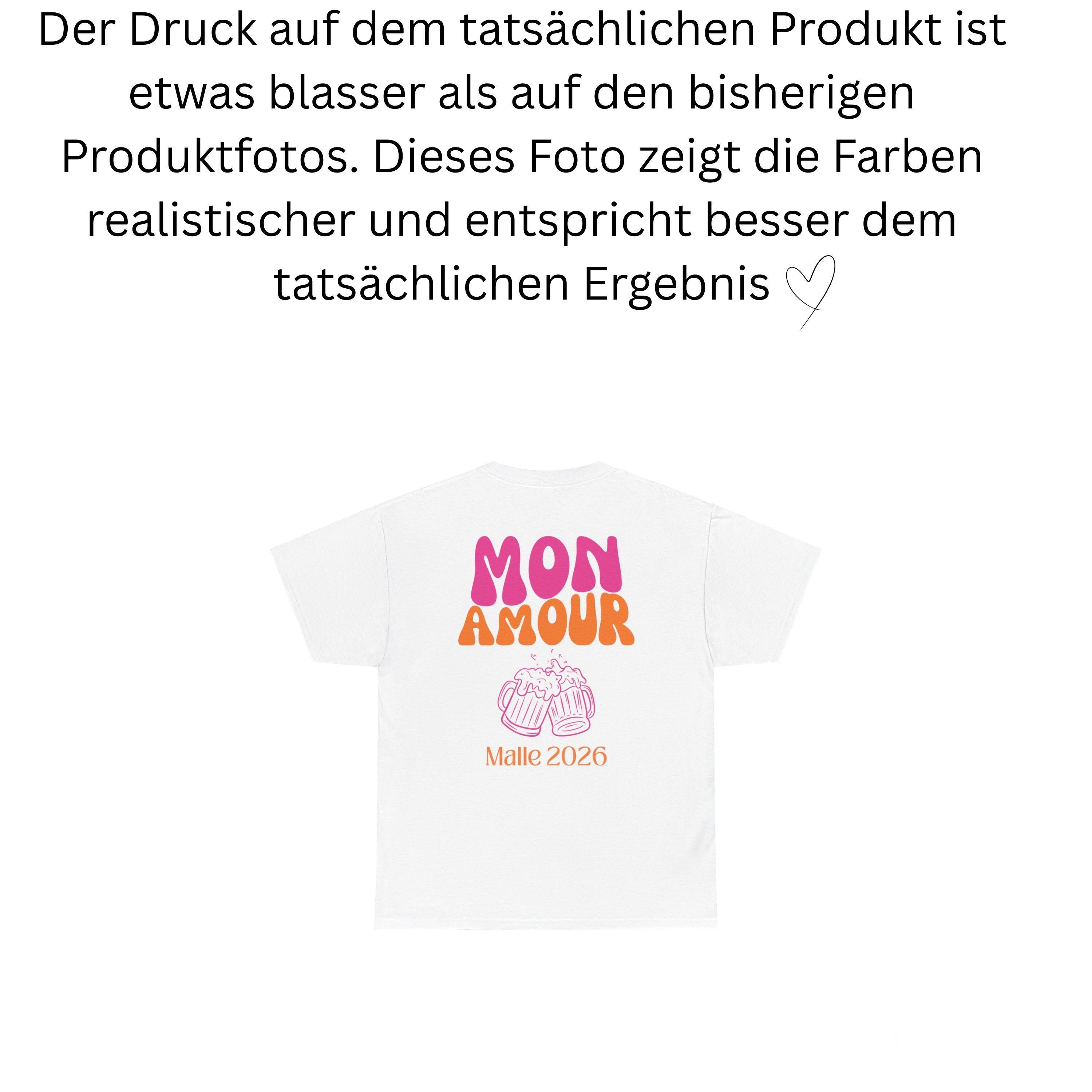 Malle Shirt, Mon Amour Shirt, Backprint, Malle 2026, Malle T-Shirt, Mallorca Shirts, Bier Shirt, Sauf T Shirt, Gruppenshirt