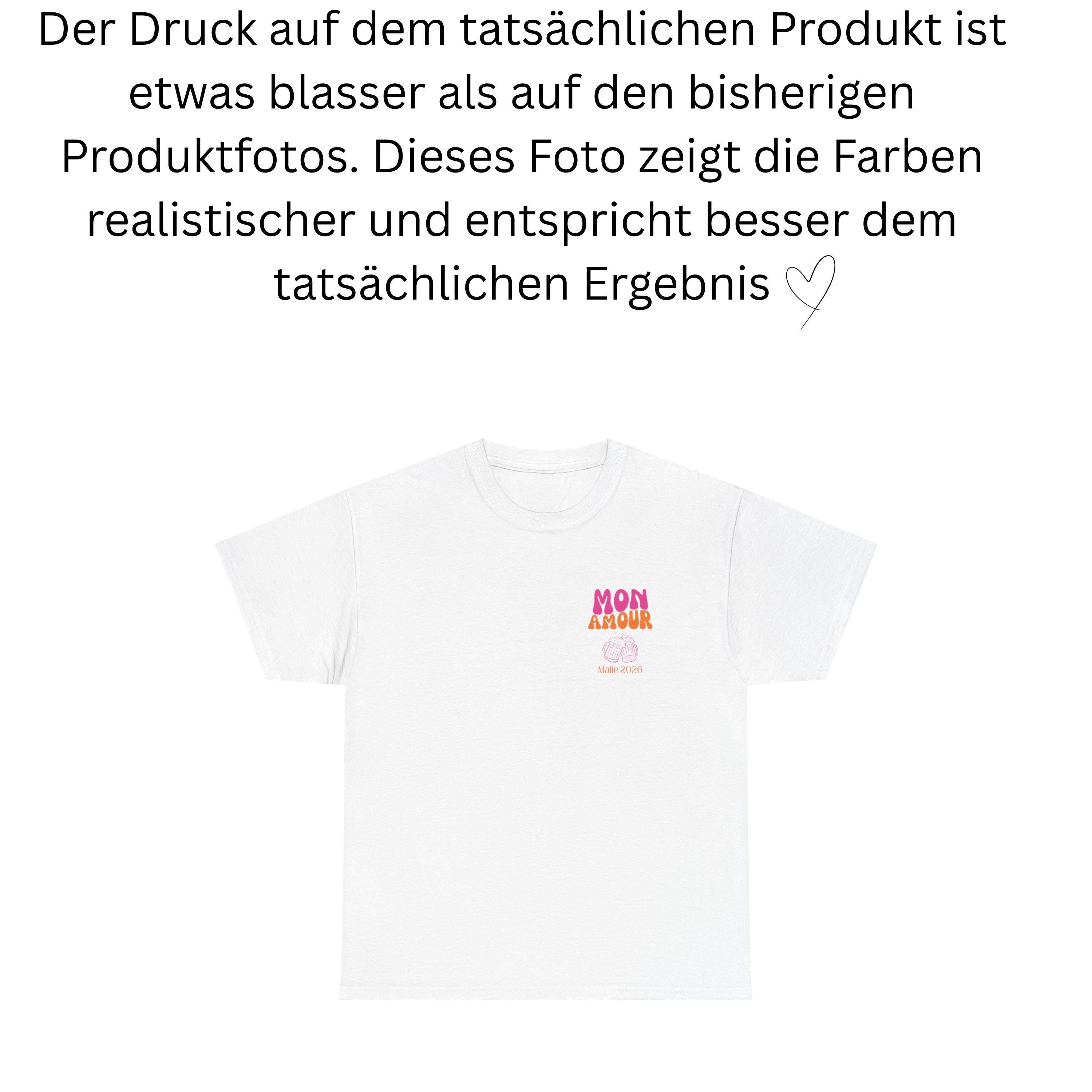 Malle Shirt, Mon Amour Shirt, Backprint, Malle 2026, Malle T-Shirt, Mallorca Shirts, Bier Shirt, Sauf T Shirt, Gruppenshirt