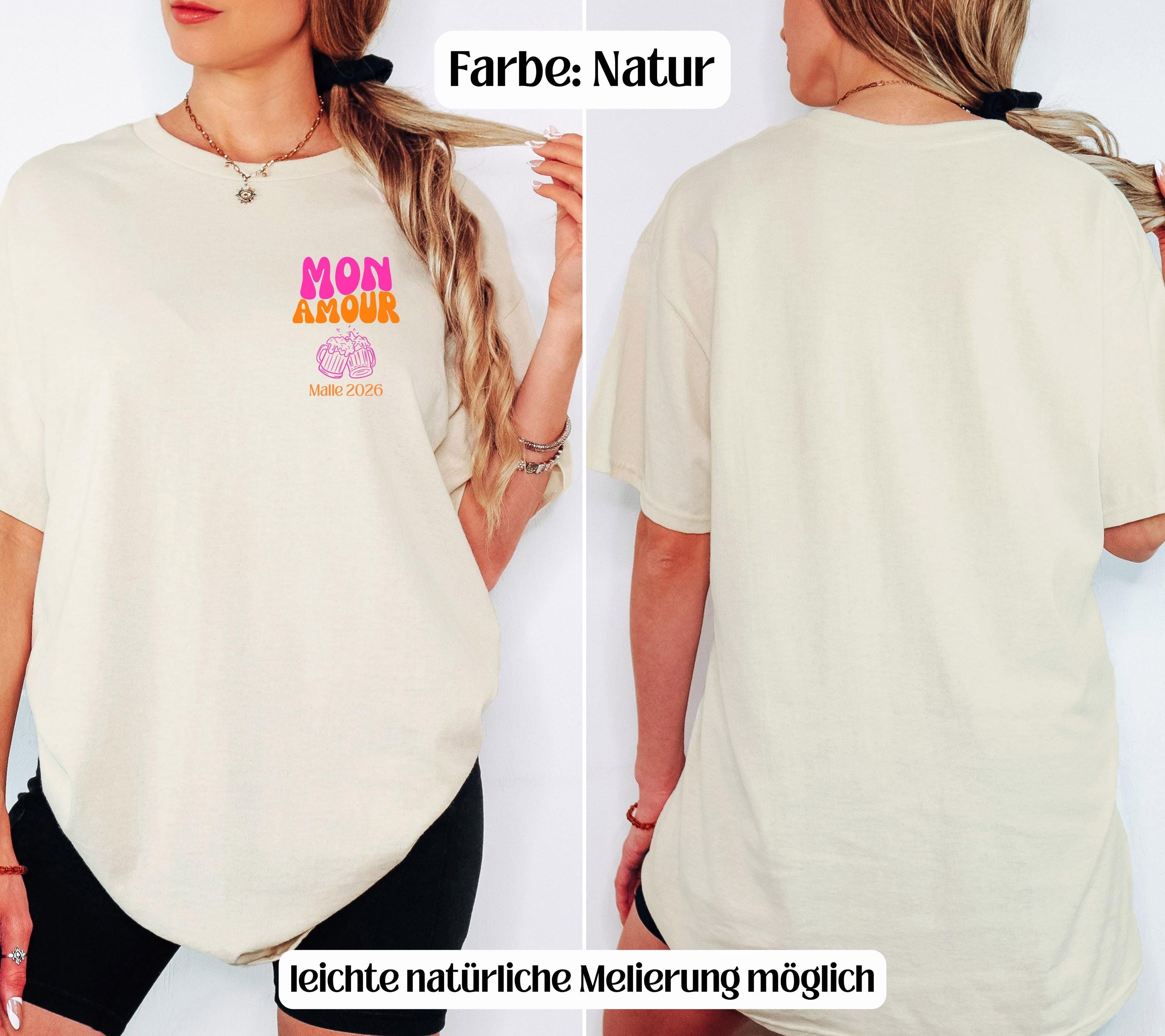 Malle Shirt, Mon Amour Shirt, Backprint, Malle 2026, Malle T-Shirt, Mallorca Shirts, Bier Shirt, Sauf T Shirt, Gruppenshirt