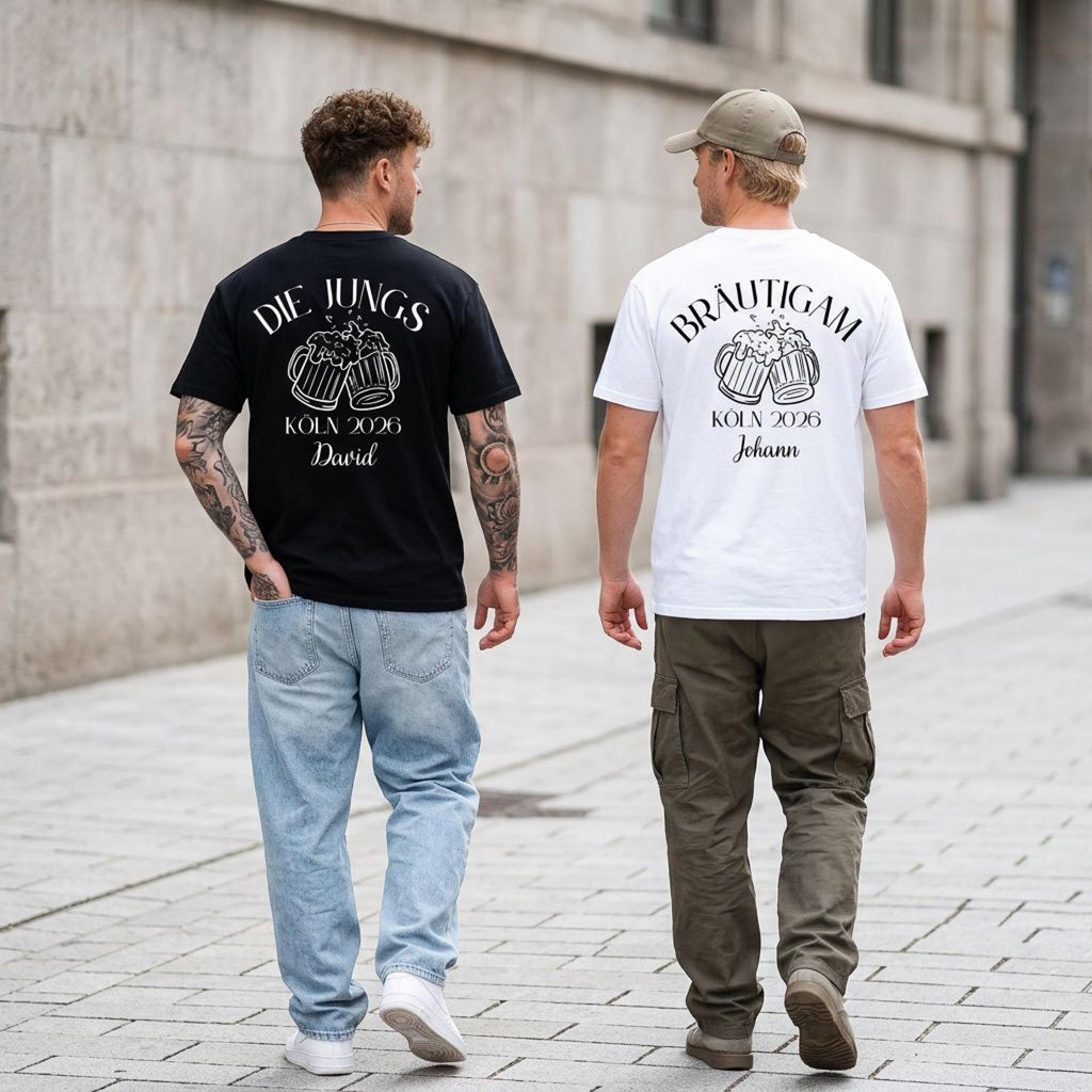 JGA Shirt Herren, Männer, Junggesellenabschied, Bräutigam, Team, Jungs, Groom, Gruppenshirt, lustiges JGA Shirt, witzig, cool, JGA Herren