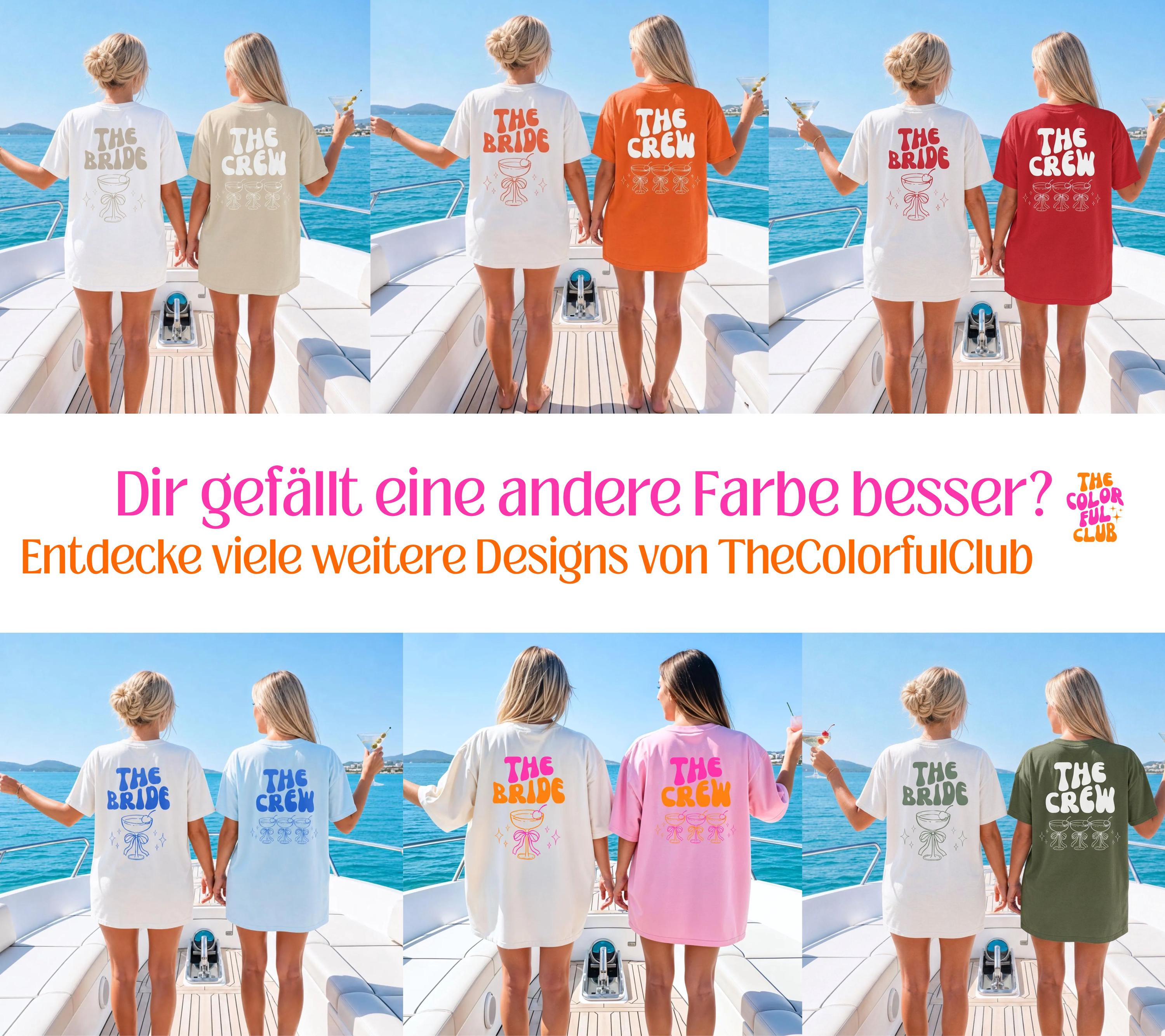 JGA T-Shirt Backprint, Junggesellinnenabschied Shirts, JGA Shirts blau, Bride, Team, Braut Shirt, JGA Frauen, Gruppen Shirt, Hochzeit Shirt