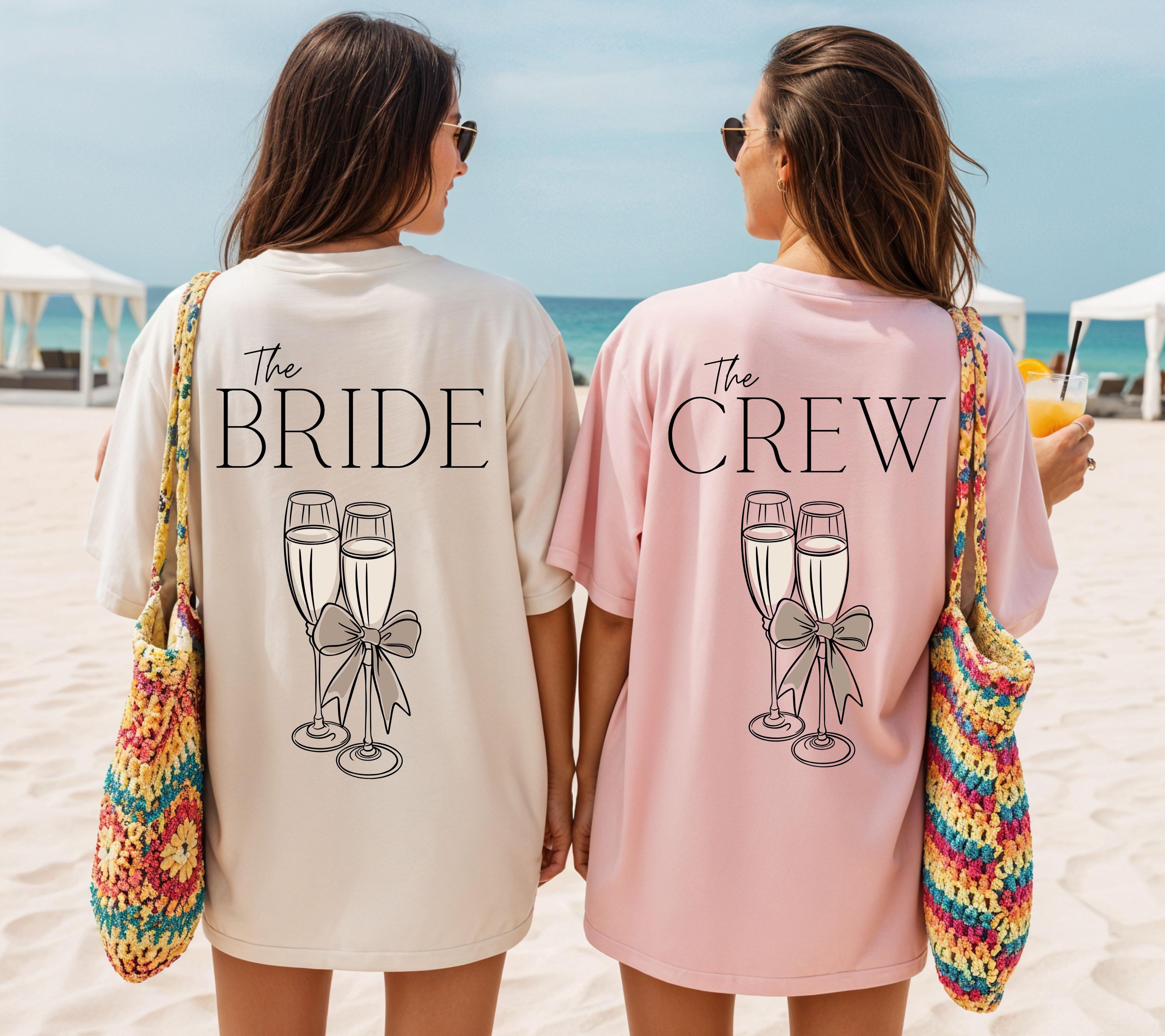 JGA Shirt, Junggesellenabschied Shirts, JGA Shirts beige, Bride, Team, Braut Shirt, JGA Frauen, Gruppenshirt, Hochzeit T-Shirt, Brautparty