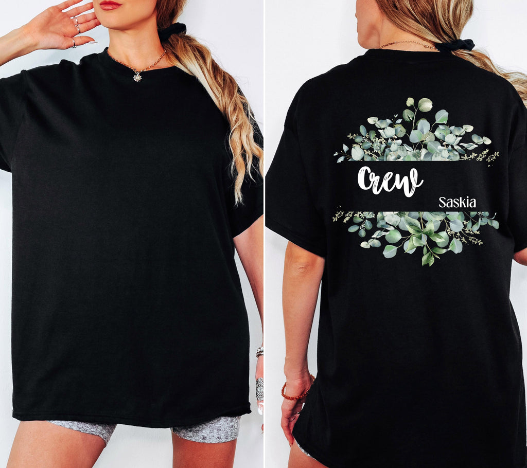 JGA Shirt, Junggesellenabschied T-Shirt, JGA Shirts Frauen, Eukalyptus, Salbei, Team Shirts, Braut Shirt, The Bride, Hochzeit, Accessoires