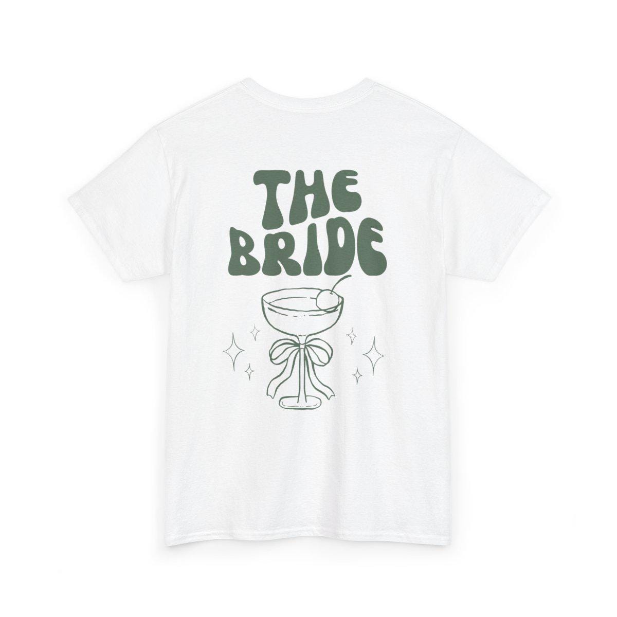 JGA Shirt Backprint, Junggesellinnenabschied Shirts, JGA Shirts grün, Bride, Team, Braut T-Shirt, JGA Frauen, Gruppenshirt, Camping, Natur