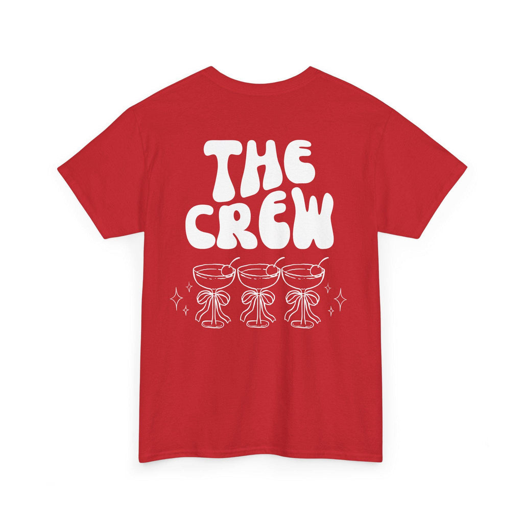 JGA Shirt Backprint, Junggesellinnenabschied Shirts, JGA Shirts rot, Bride, Team, Braut T-Shirt, JGA Frauen, Gruppenshirt, Hochzeit Shirt