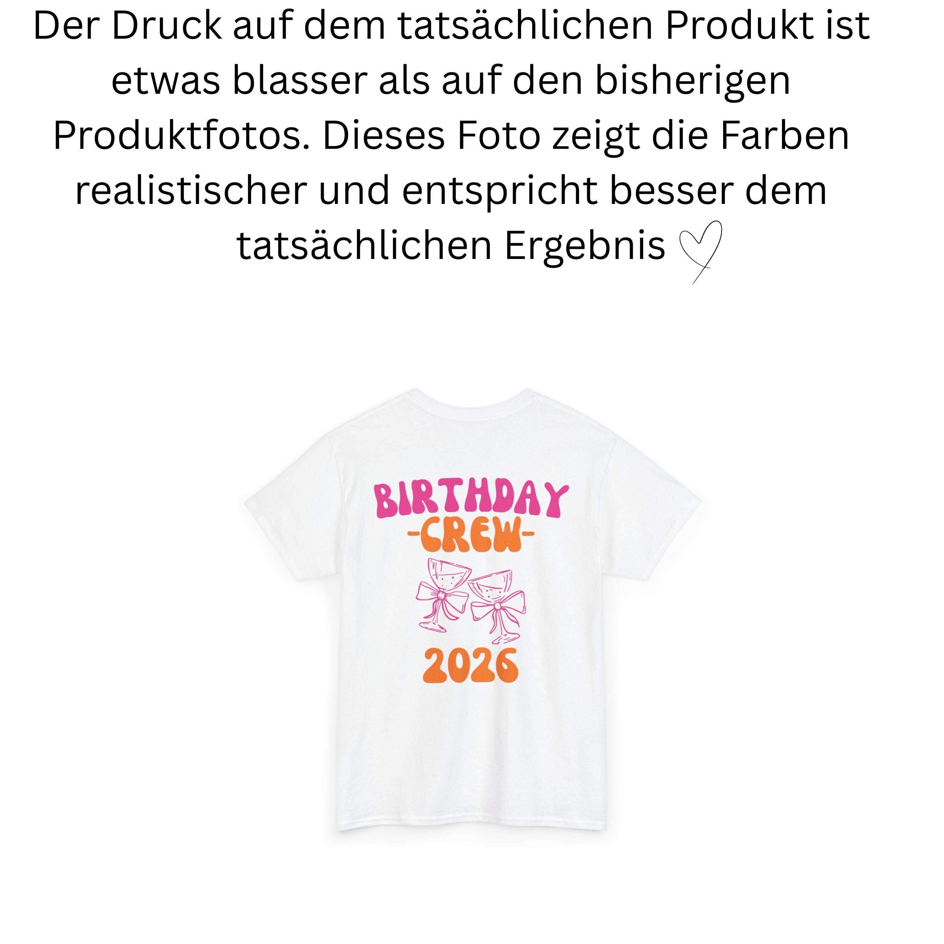 Birthday Girl Shirt, Crew Shirt, Geburtstag Shirt, personalisiertes 30. Geburtstag Shirt, Geschenkidee Geburtstag, 30 Jahre, Gruppe, pink