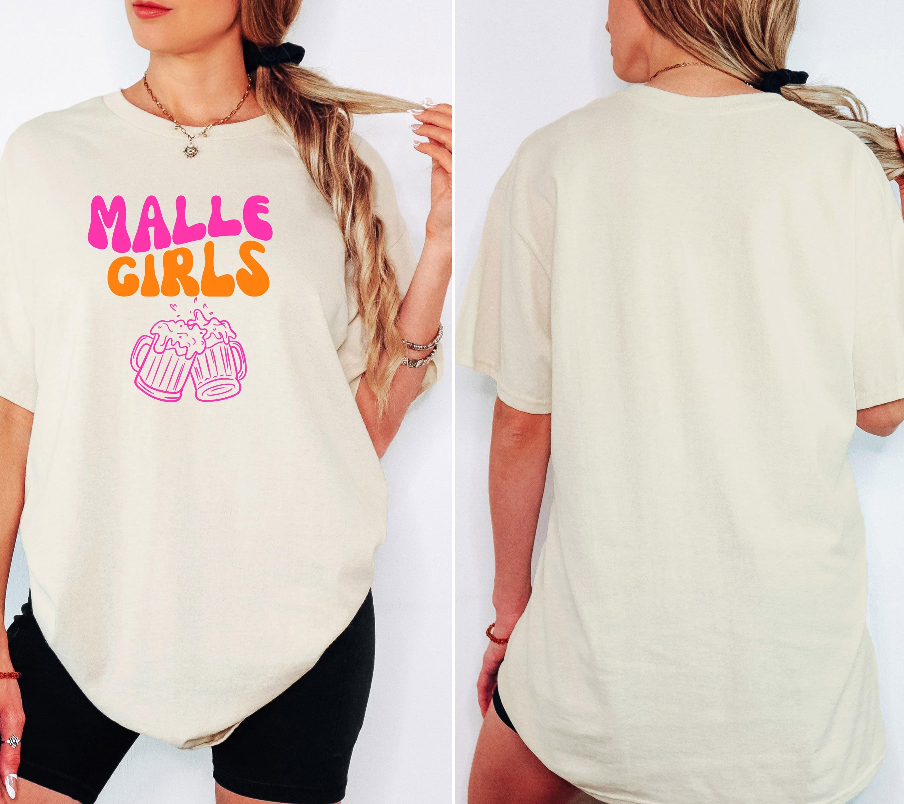 Malle Shirt, Malle 2026, Malle Shirts, Malle Girls, Mallorca T-Shirt, Bier Shirt, Frauen, Gruppenshirt Damen, Sommer, Urlaub, Party Shirt