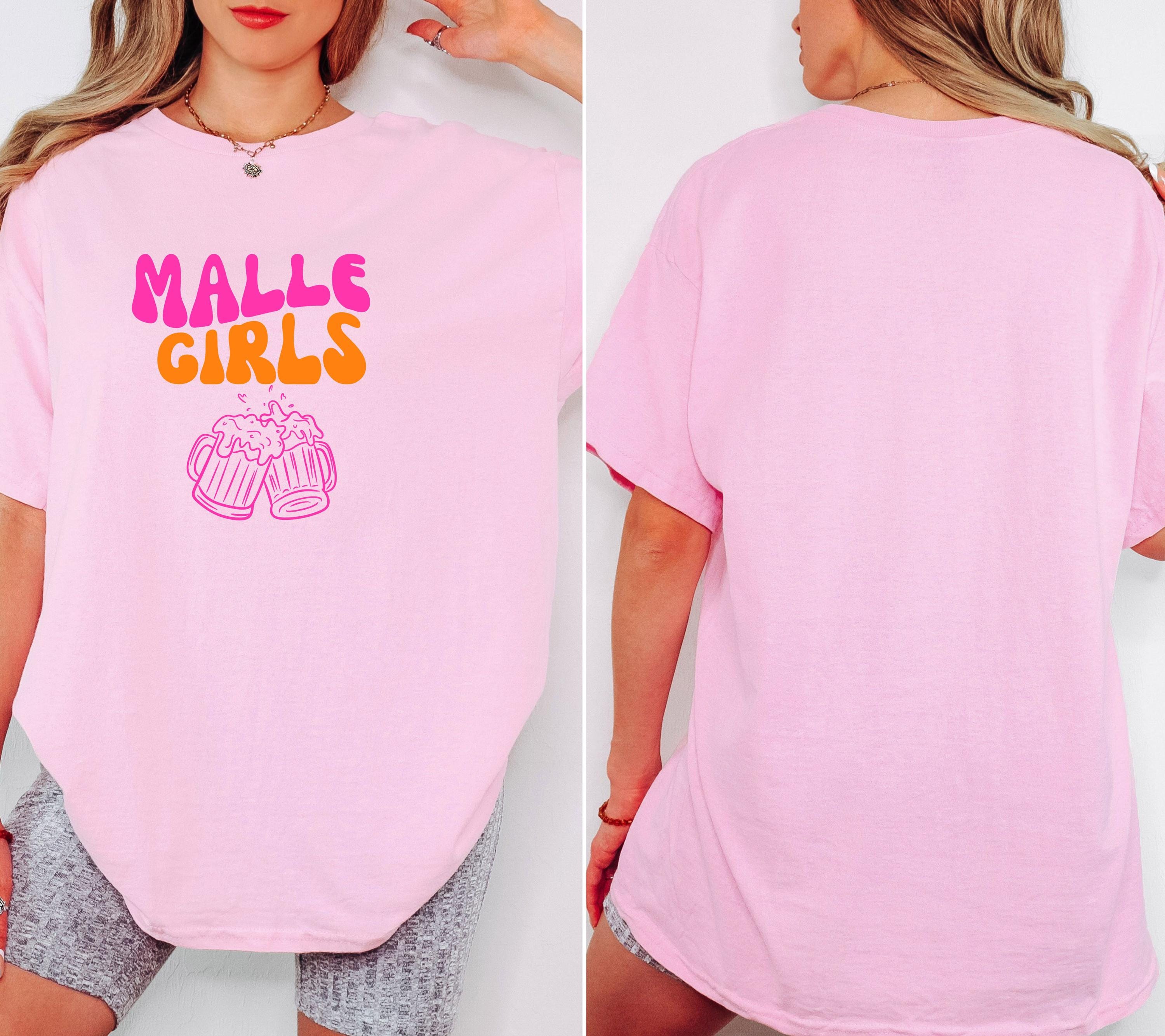 Malle Shirt, Malle 2026, Malle Shirts, Malle Girls, Mallorca T-Shirt, Bier Shirt, Frauen, Gruppenshirt Damen, Sommer, Urlaub, Party Shirt