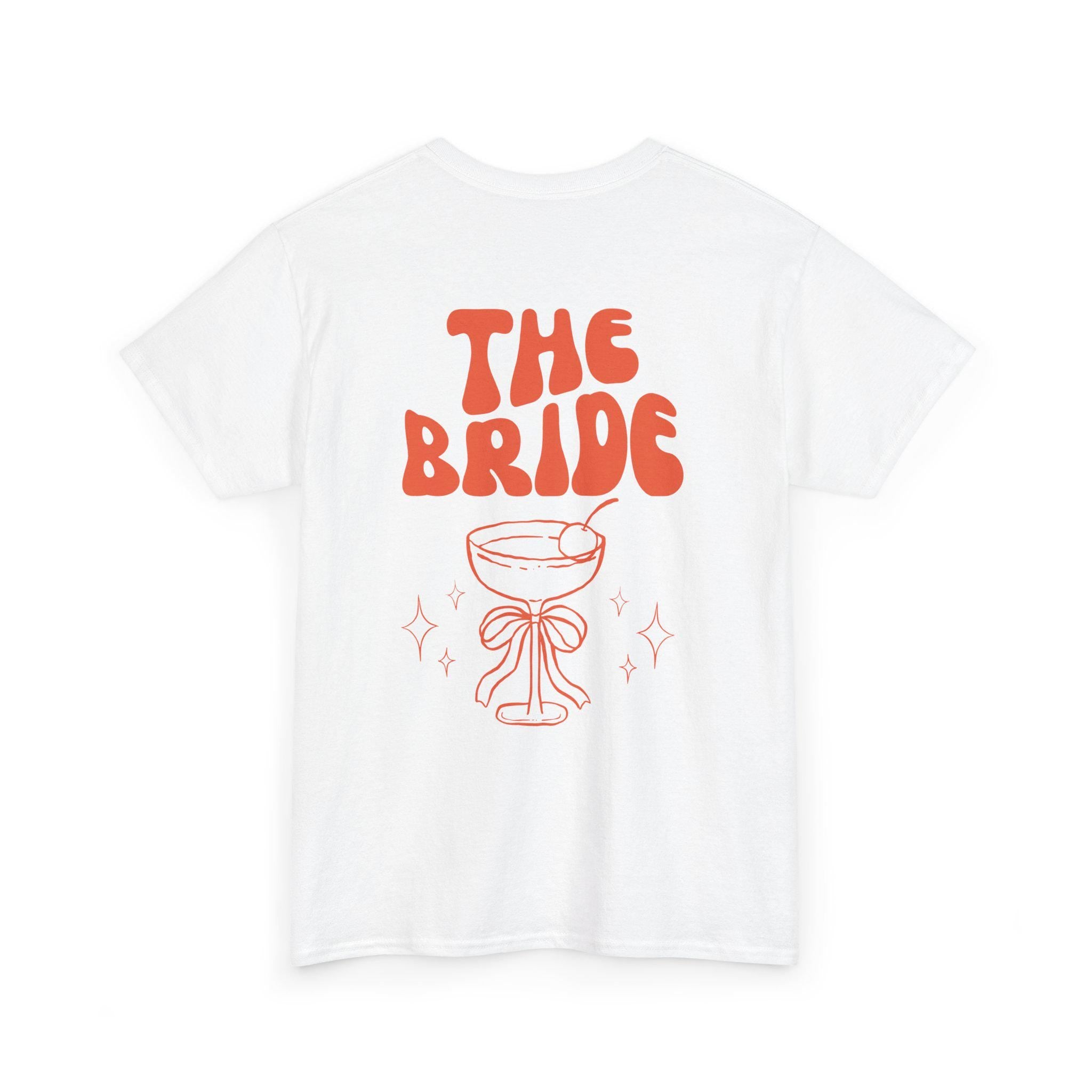 JGA Shirt Backprint, Junggesellinnenabschied Shirts, JGA Shirts orange, Bride, Team, Braut T-Shirt, JGA Frauen, Gruppenshirt, Hochzeit Shirt